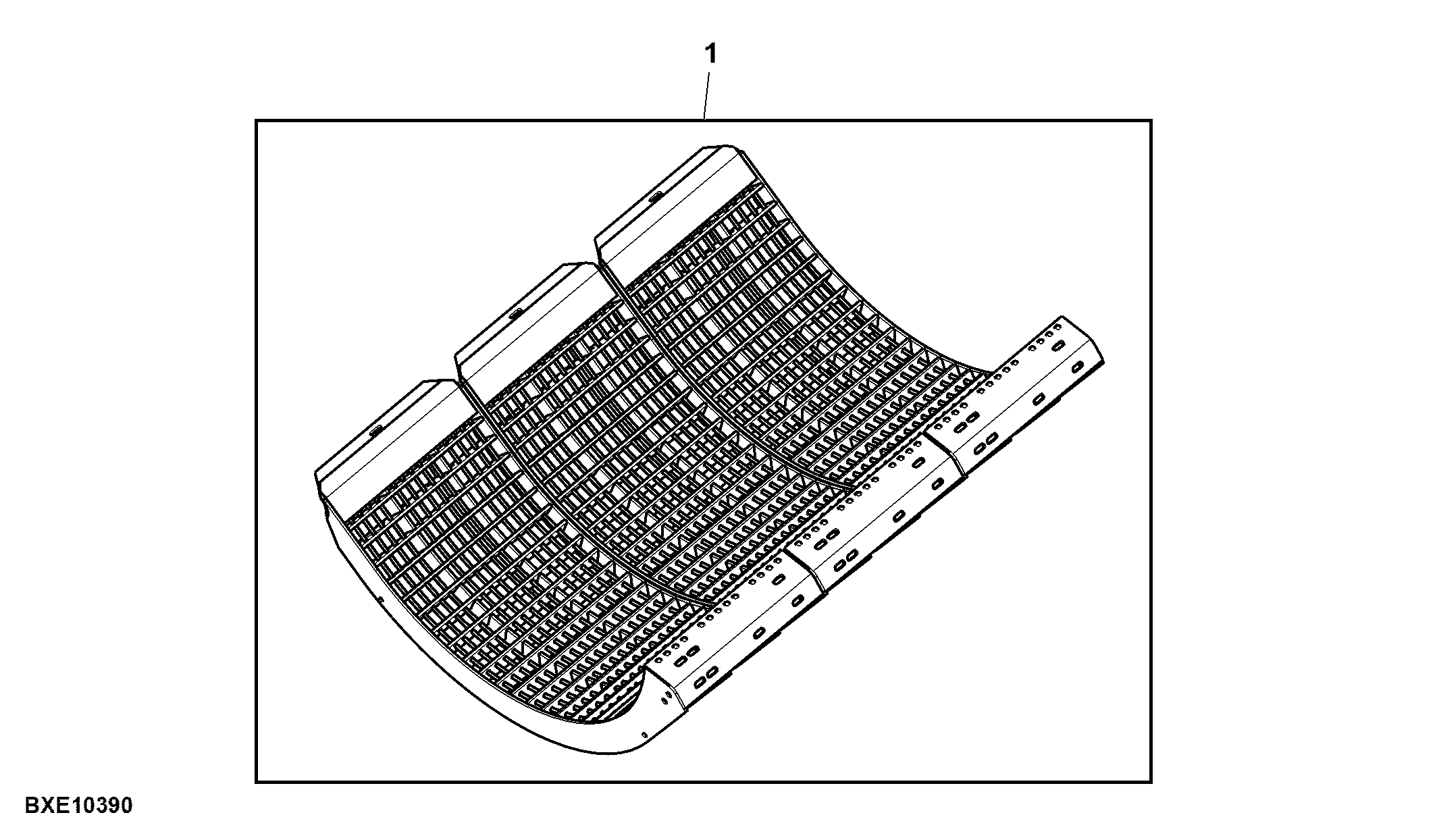 Attachment, Large Wire Concave Kit, Regular Wear