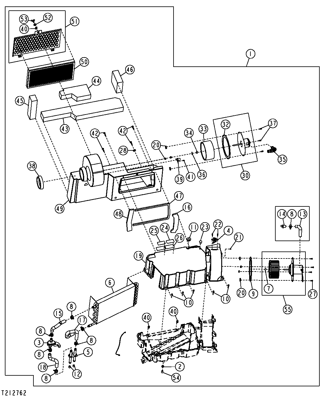 HVAC Module Components (Heater Only) ( - 602354)