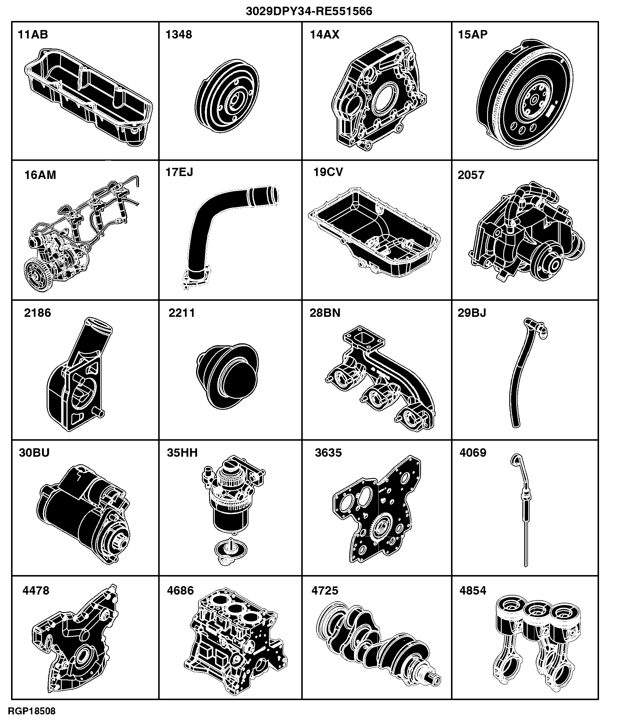 21 Engine 3029DPY34-RE551566-ETN67741 Metric
