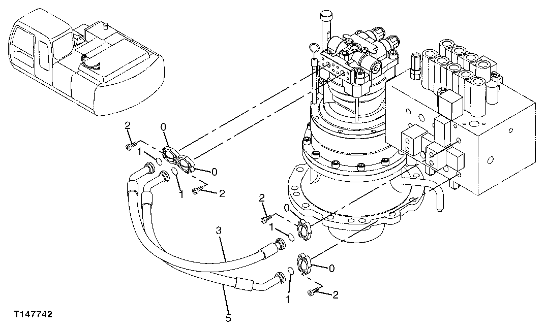 CONTROL VALVE HYDRAULIC LINES