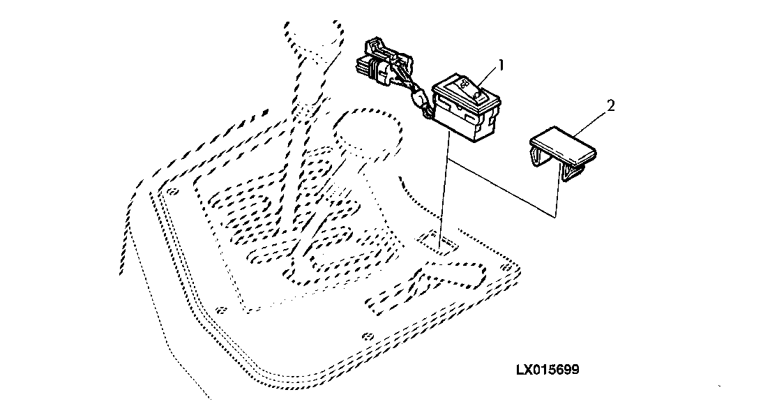 MFWD SWITCH (OPEN OPERATOR'S STATION)