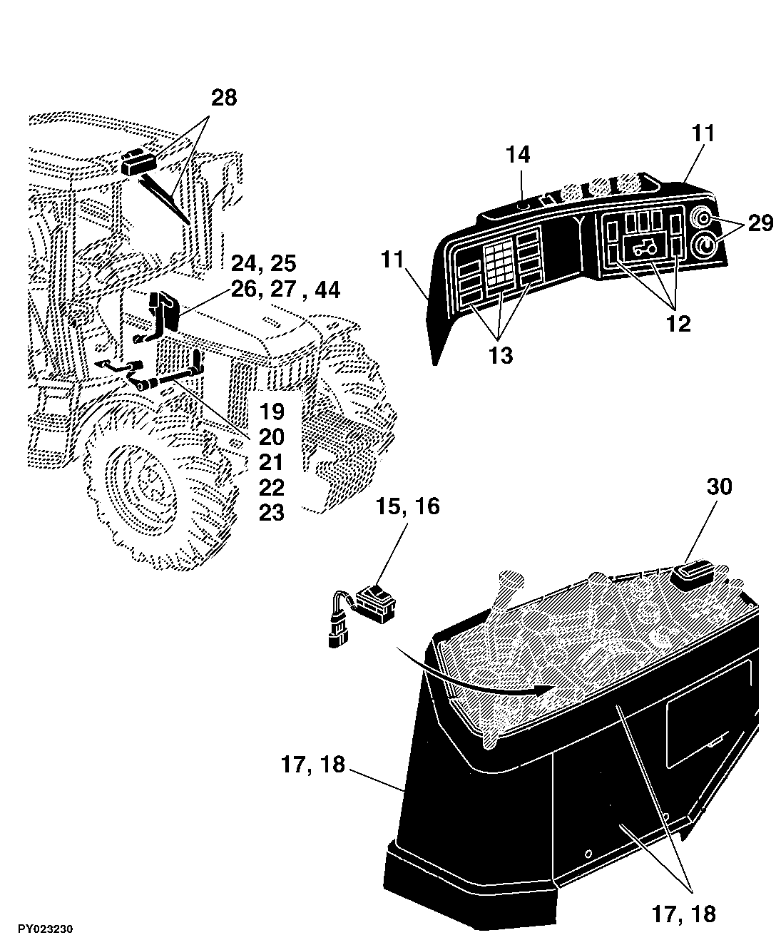93 OPERATORS STATION, CONTROLS AND ACCESSORIES