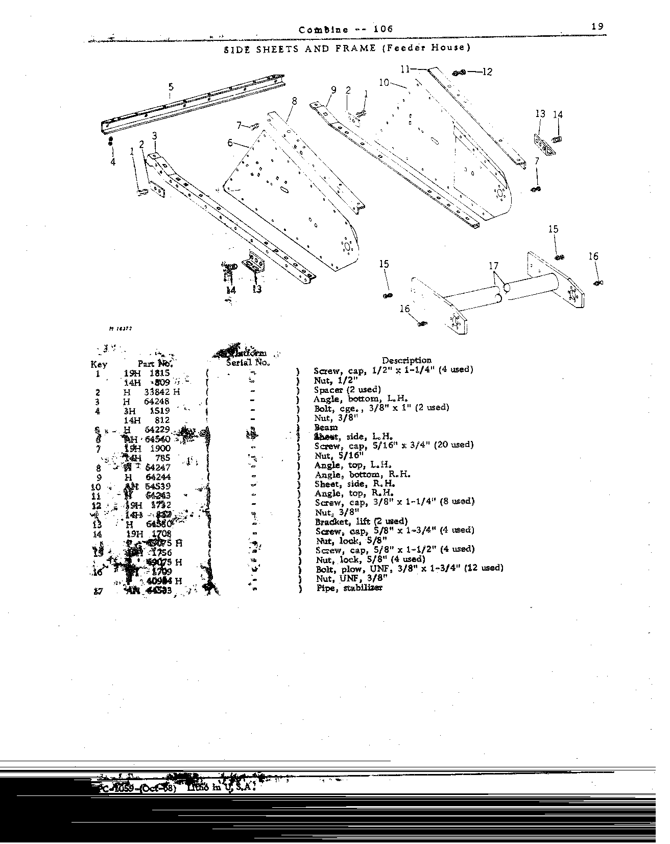 Cutting Platform and Feeder House (Continued)