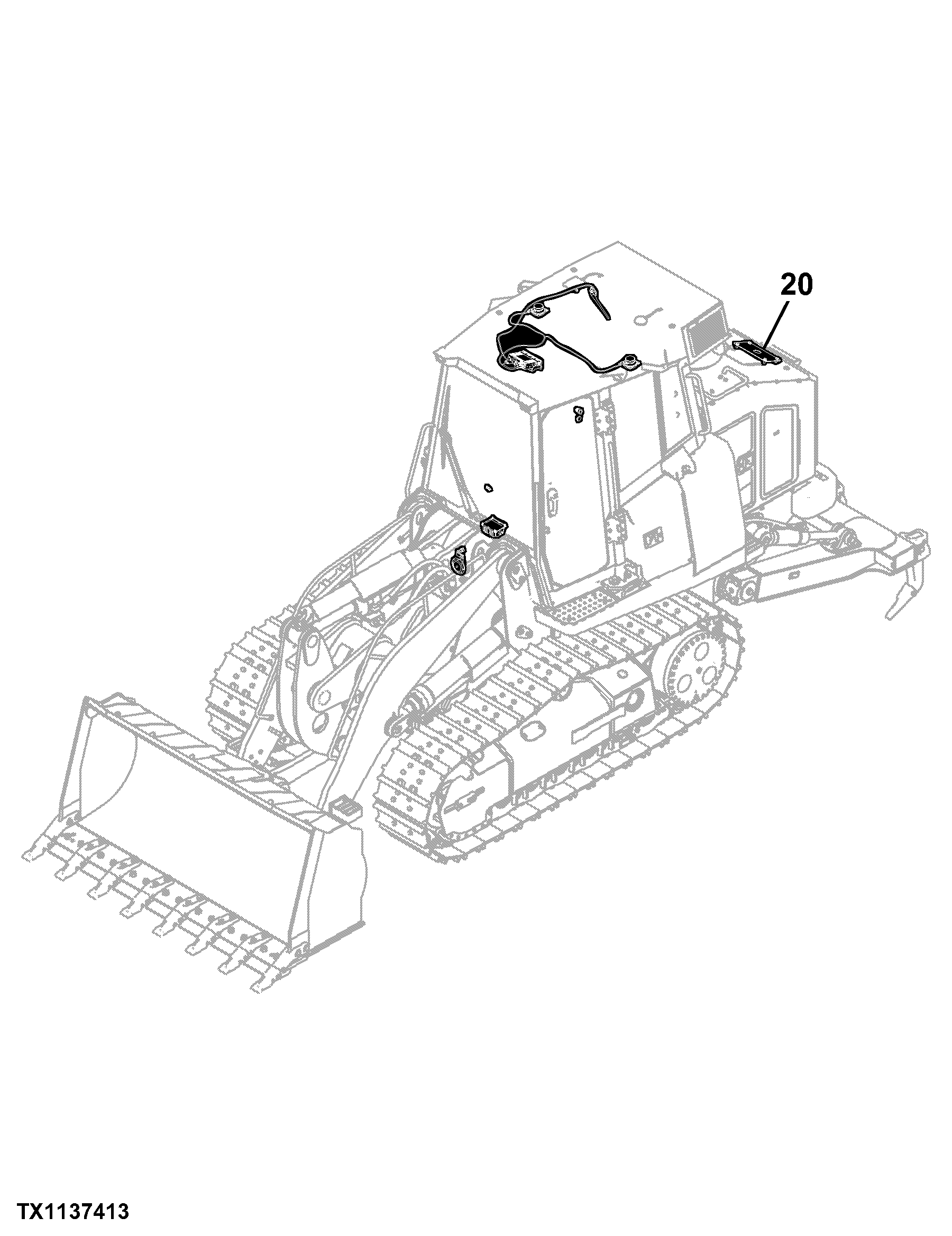 655K Crawler Loader (PIN: 1T0655KX_ _E233169-339325)