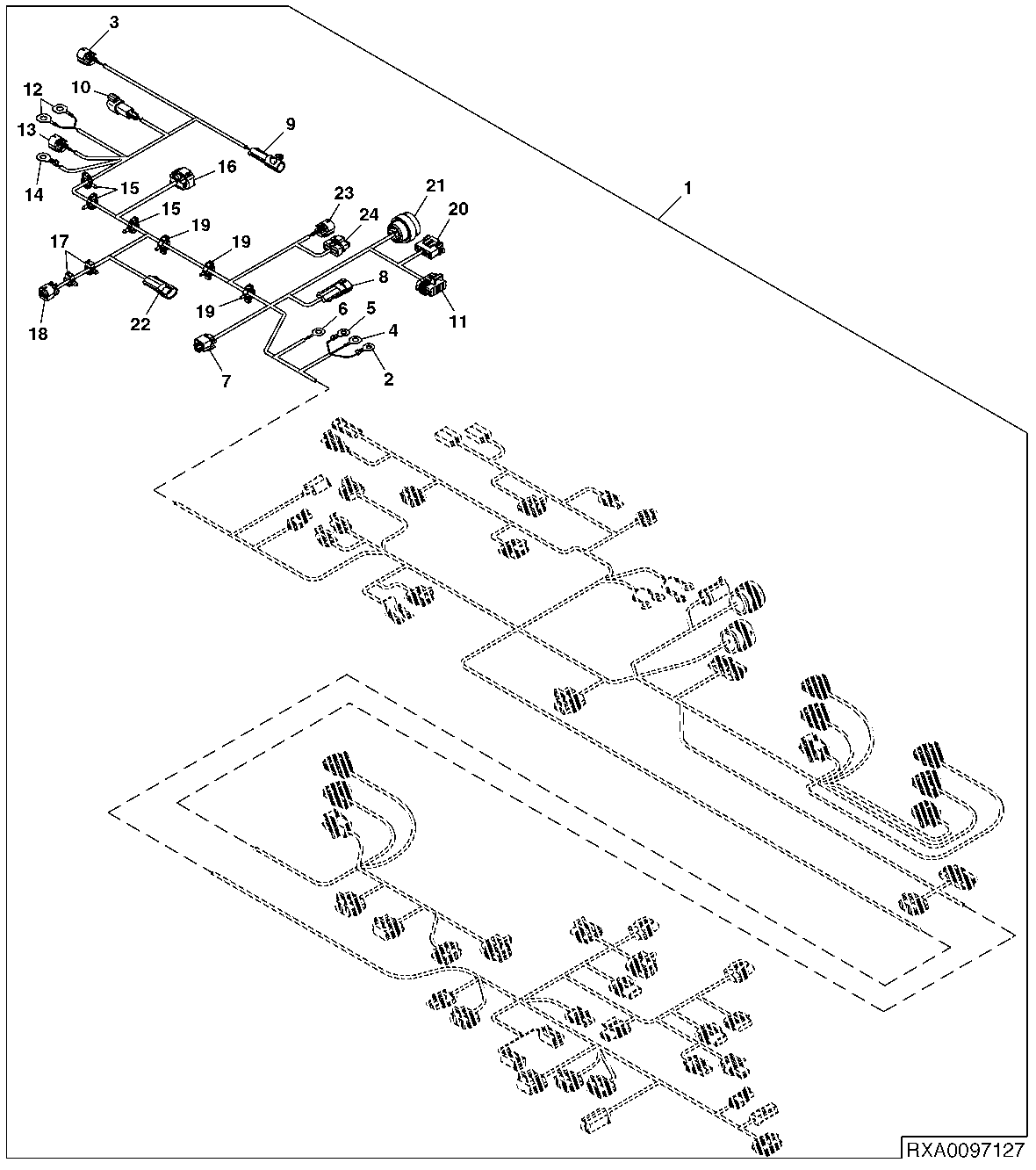 CHASSIS WIRING HARNESS CONNECTORS (1/3) (EXPORT) (NON-CERTIFIED)