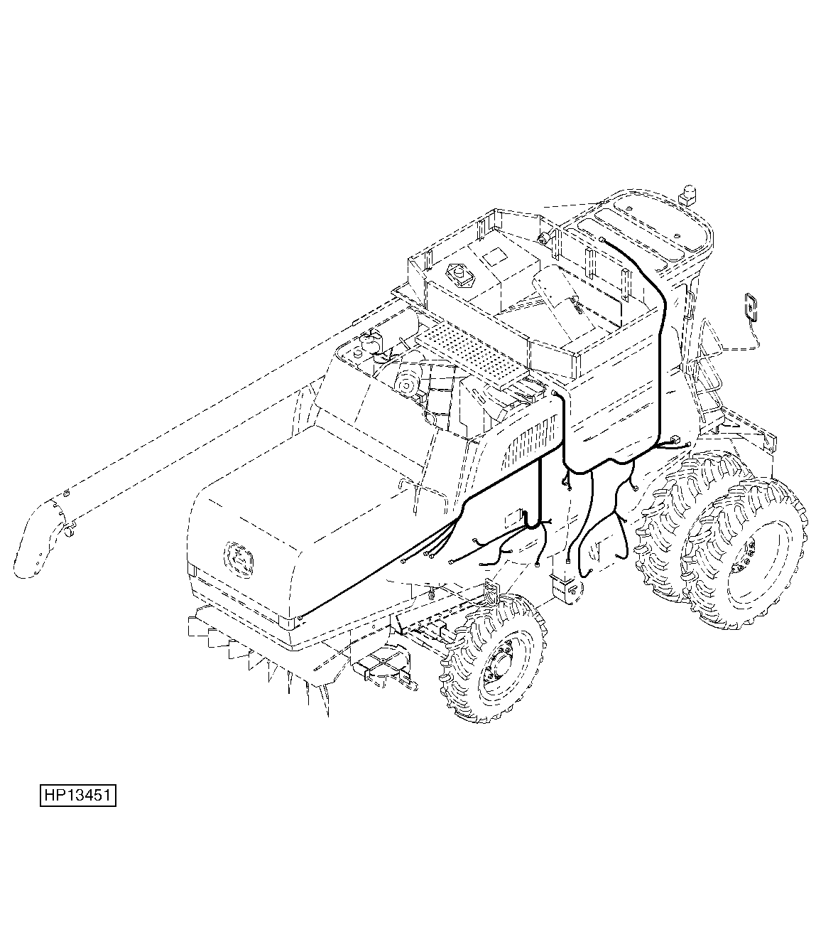 R.H. Main Wiring Harness - Reference