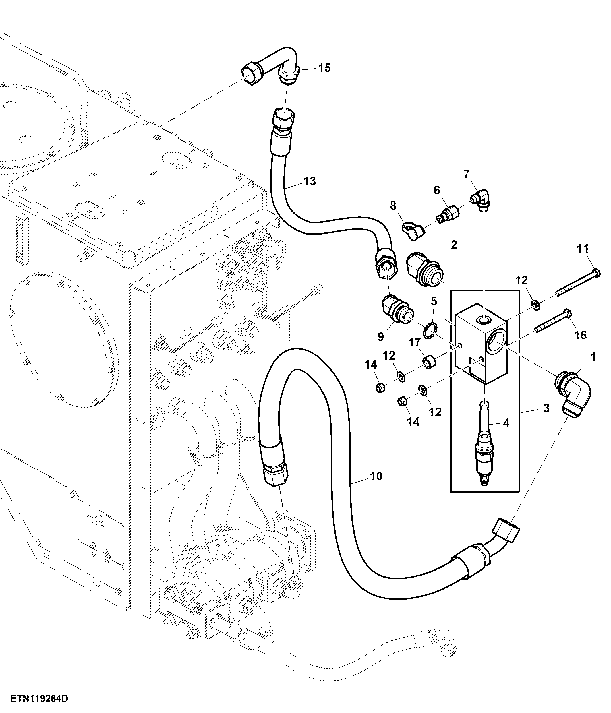 Elevator Relief Valve and Lines, High Efficiency