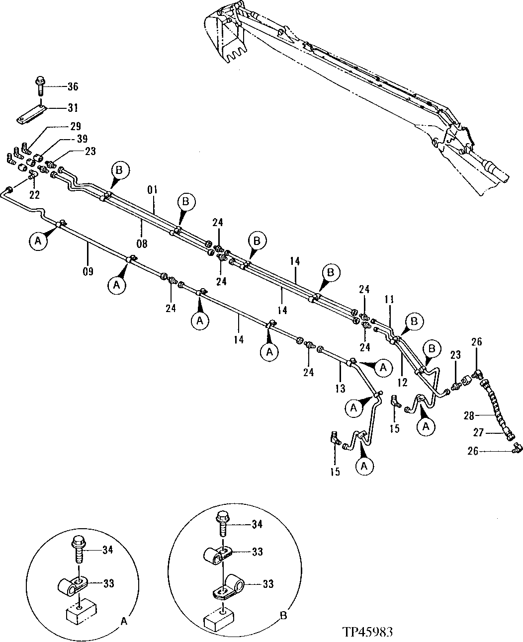 SUPER LONG FRONT LUBRICATION PIPINGS (011000 - )