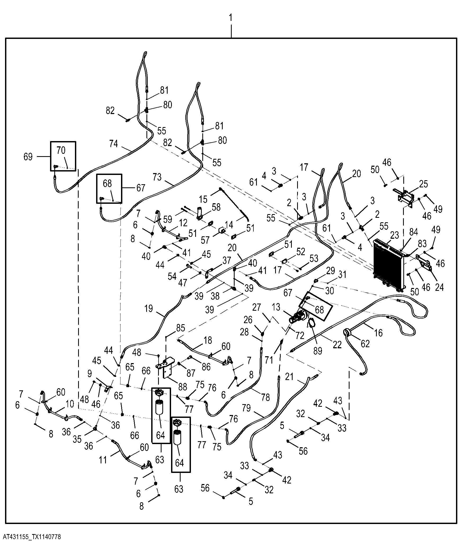 Axle Cooling and Filtration System Conversion Kit