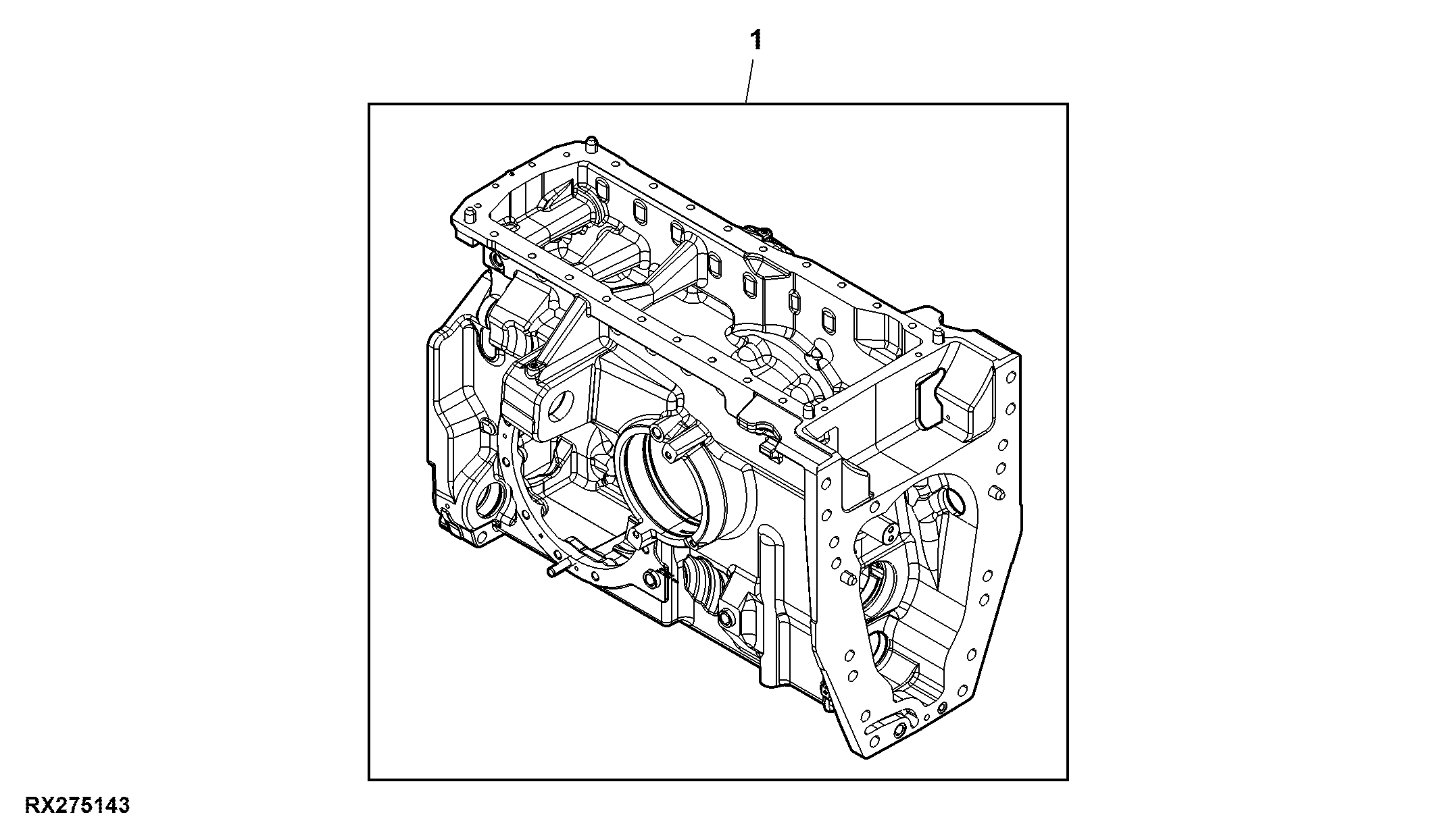 Case, Front Axle Center, ILS™, W/O Front PTO