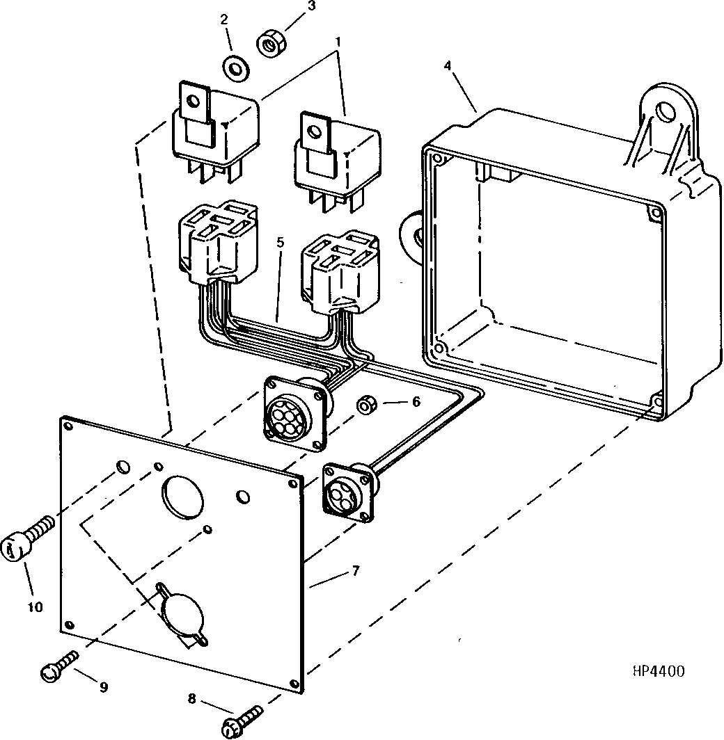 REEL SPEED CONTROL AND RELAYS (EXPORT ONLY - FRANCE)