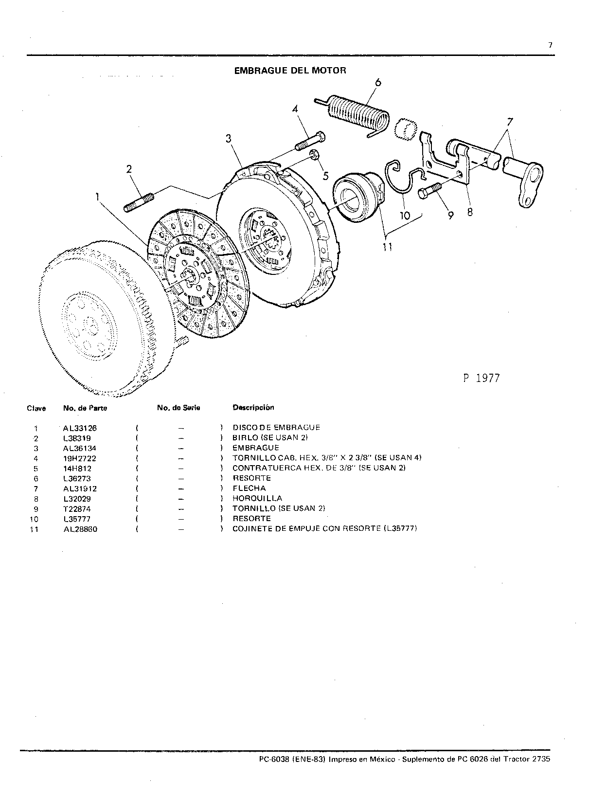 Embrague Del Motor