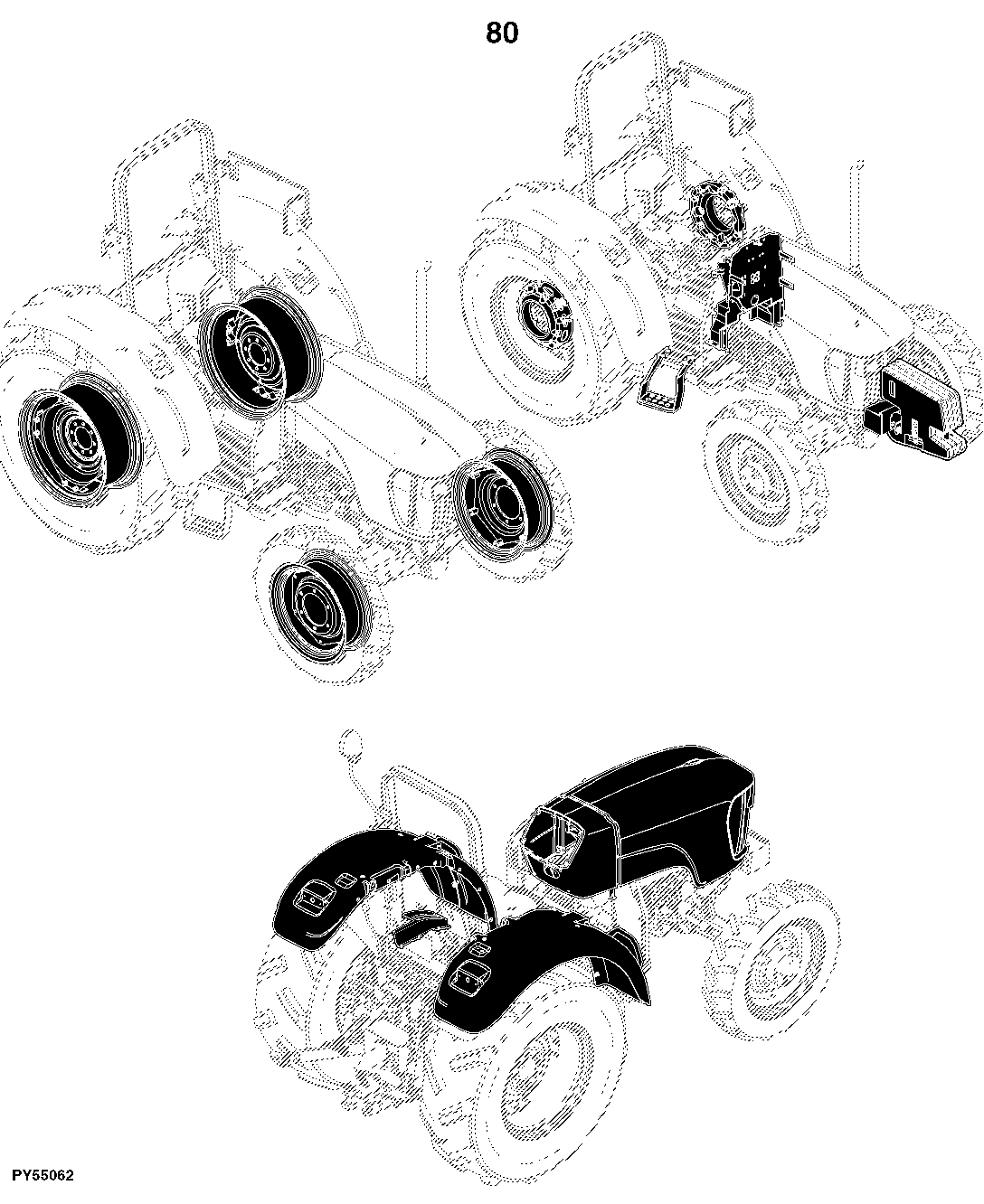 5055E, 5065E and 5075E Tractors (Stage IIIA Engine)(Europe/Australia IOOS Version)