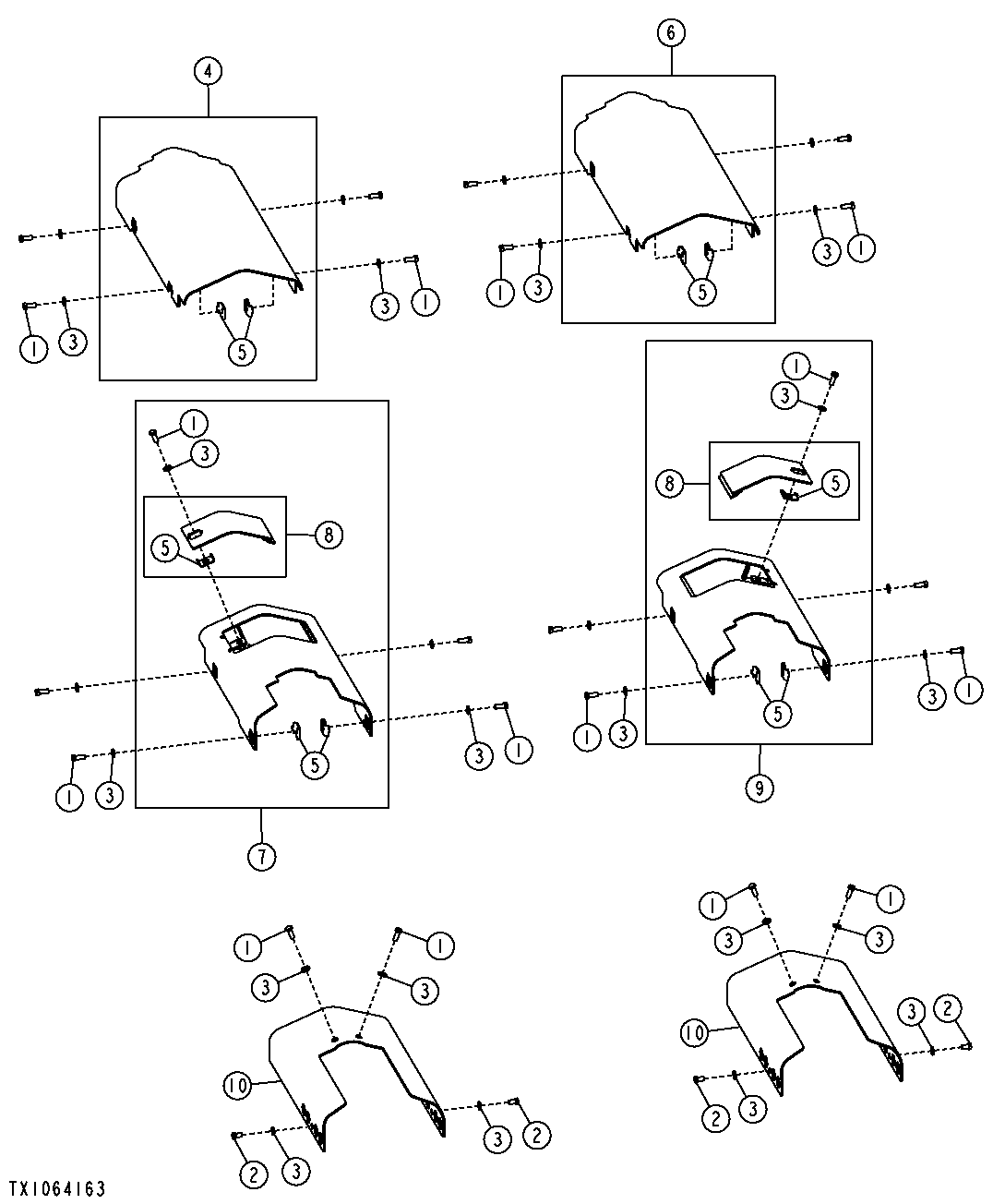 Track Frame Covers (XLT, LGP) Maximum Life Undercarriage