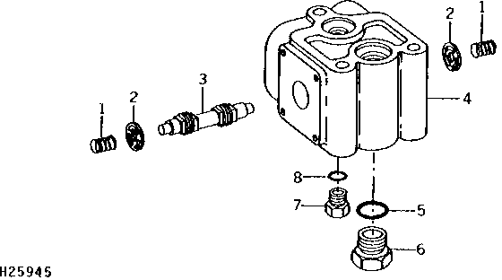 MAIN VALVE BLOCK (AUTOMATIC HEADER HEIGHT CONTROL)