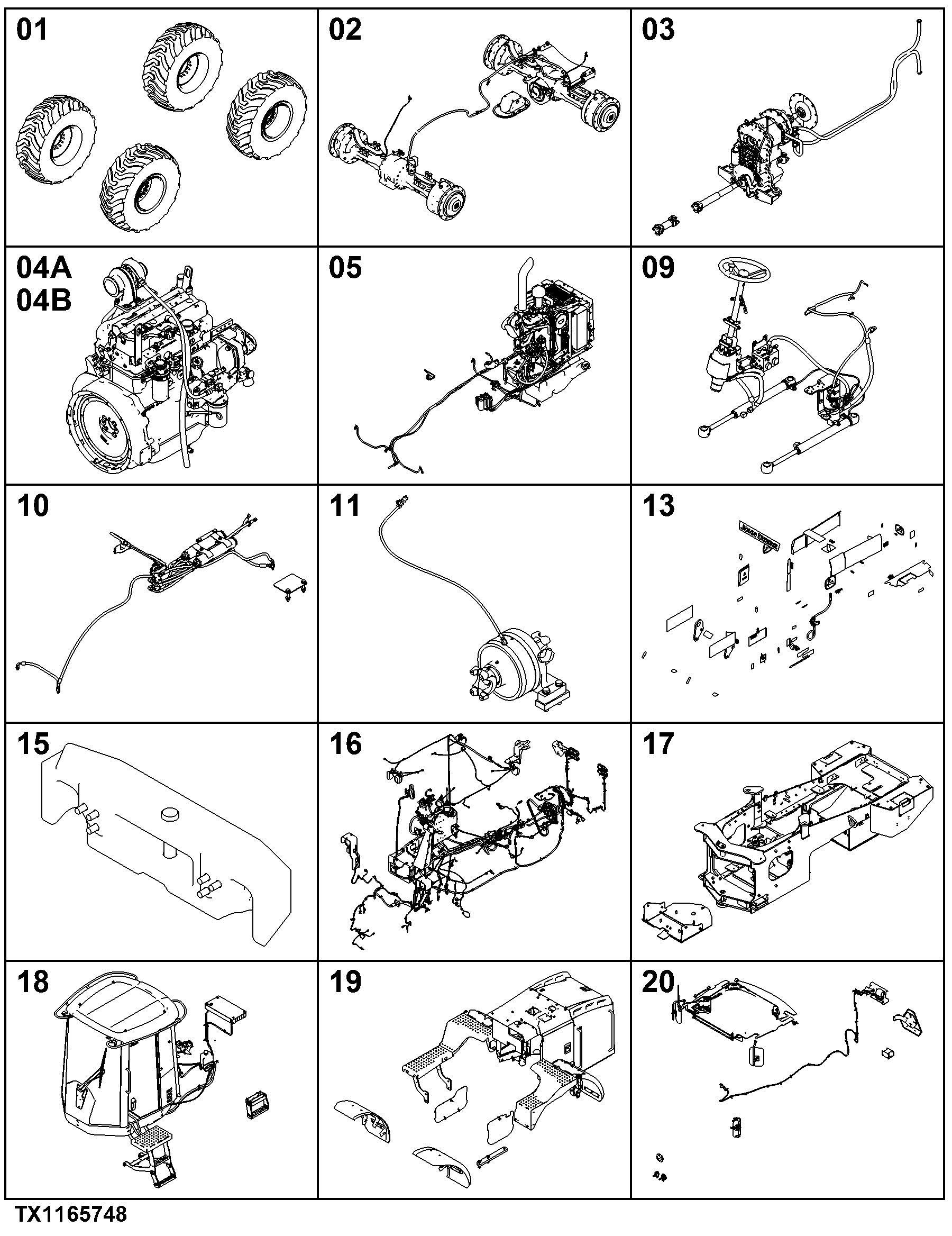 444K Loader (PIN: 1DW444K_ _ _E642101-670307)(Engine 4045HDW56-RE545518, 4045HDW58-RE565292)