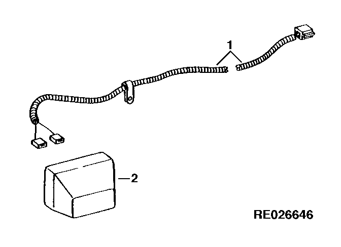 WIRING HARNESS (LICENSE PLATE LAMP) (EUROPEAN VERSION)