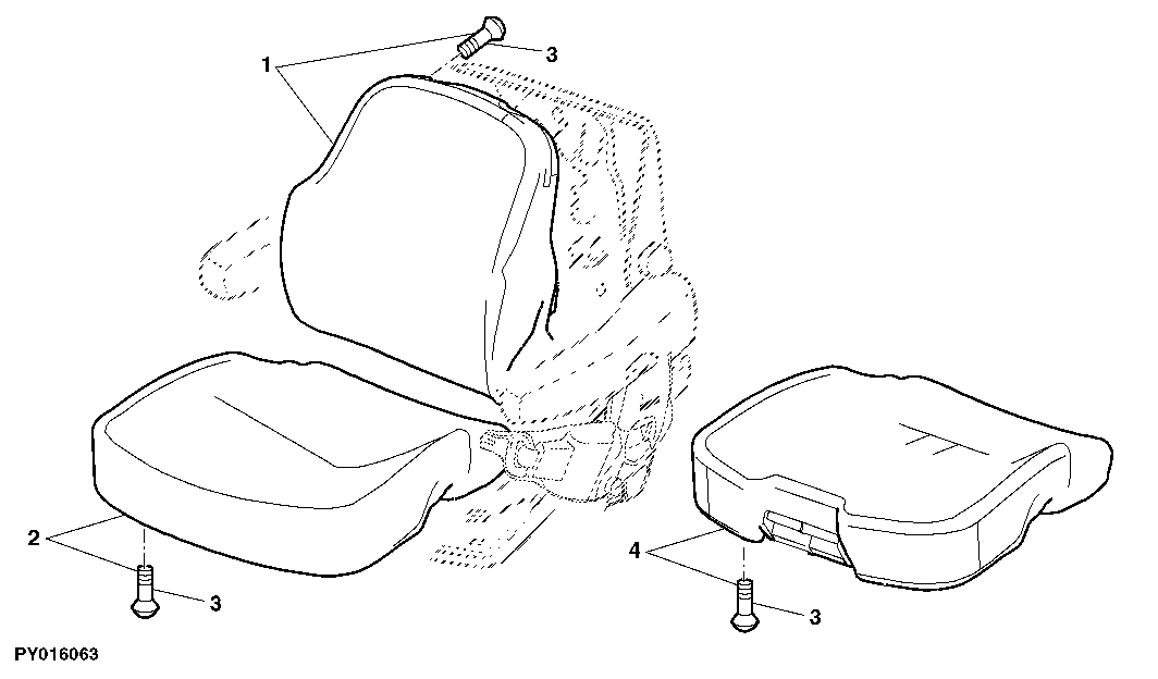 SEAT CUSHION FOR MECHANICAL LUMBAR SUPPORT (SUPER COMFORT SEAT MSG85, MSG95A/731)