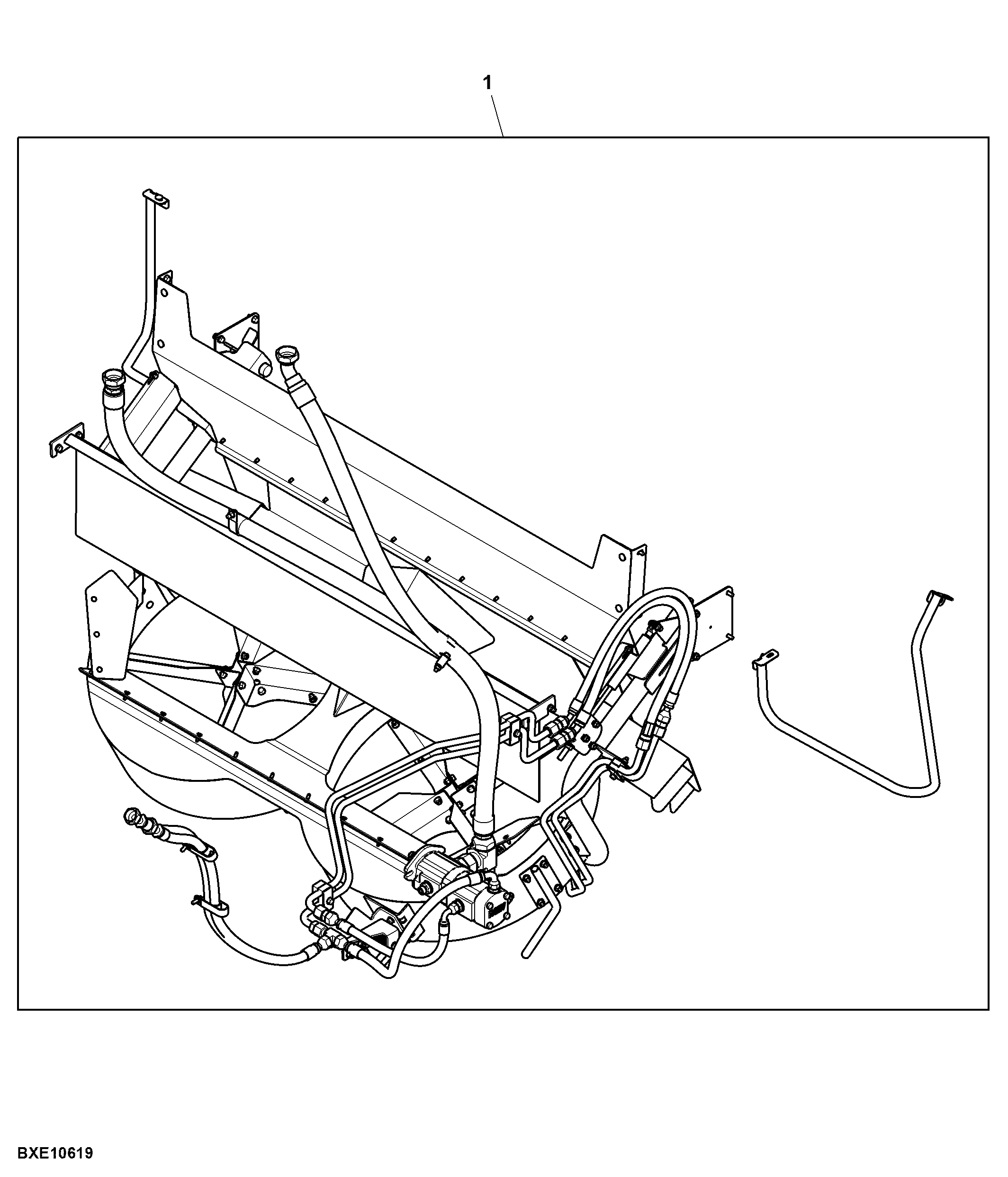 Chaff Spreader, Wide, Attachment