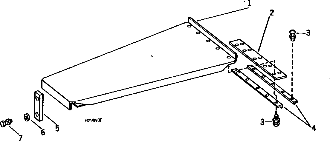 TRASH SHIELD (STANDARD REAR AXLE) (FIXED AND ADJUSTABLE)