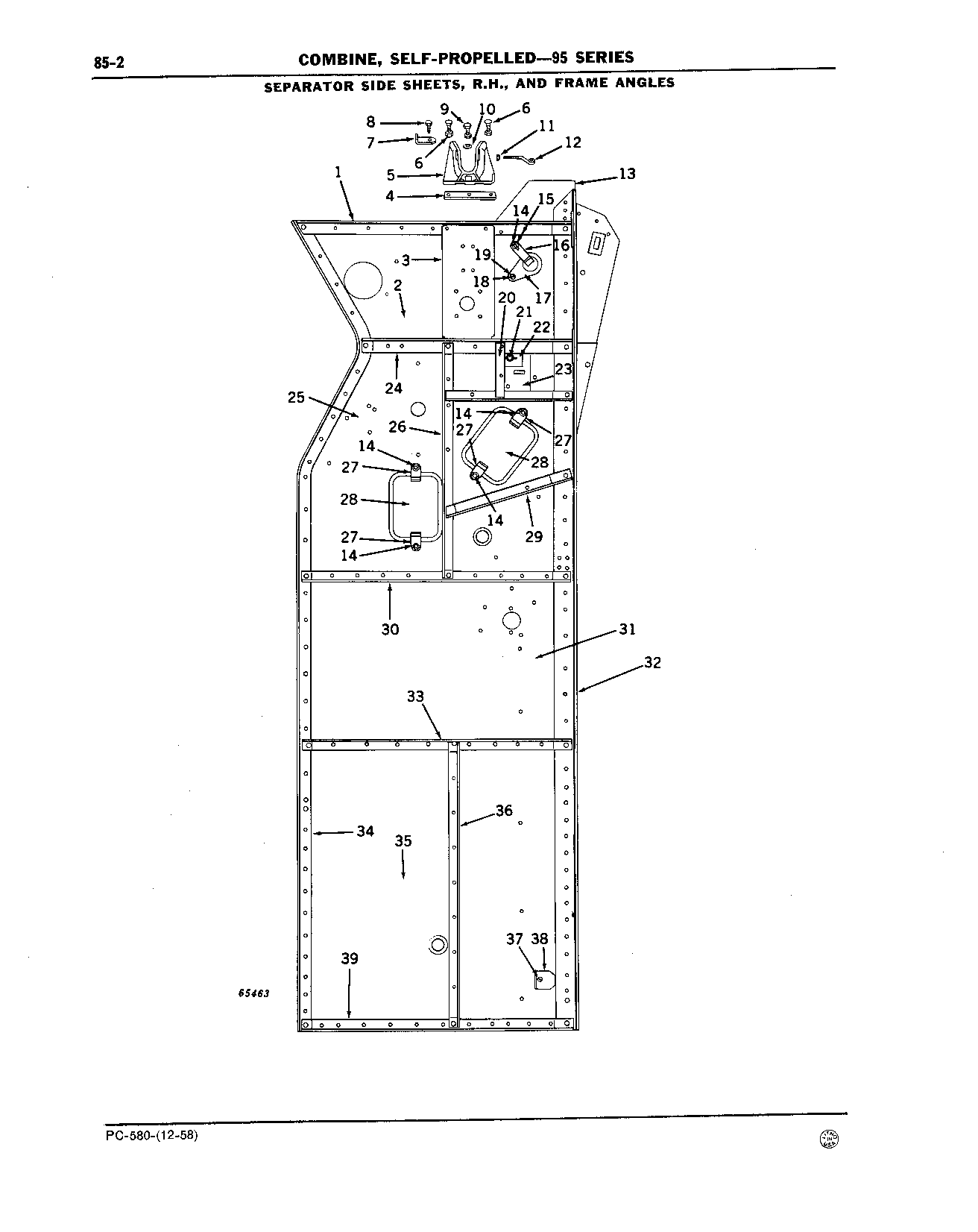 Separator Front, Top and Side Sheets, and Ladder (Continued)