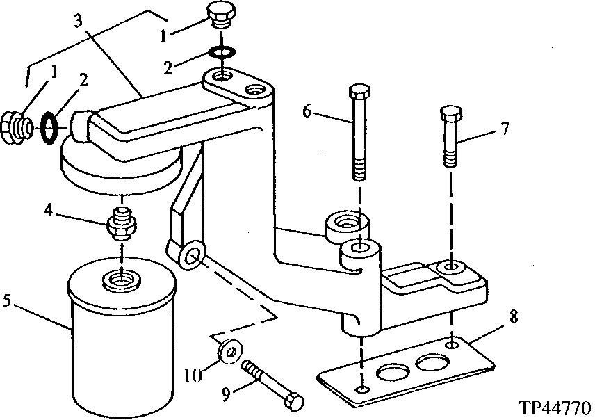 Engine Oil Filter And Oil Filter Adapter (457535 - )