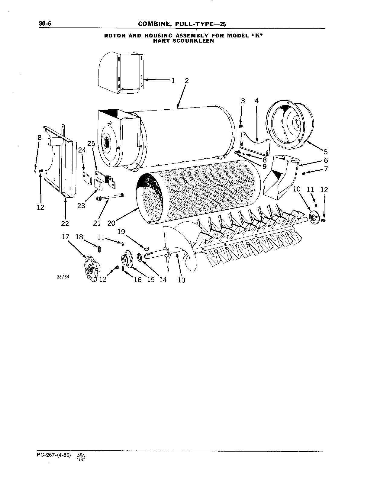 Hart ScourKleen, Model "K" Rotor and Housing Assembly
