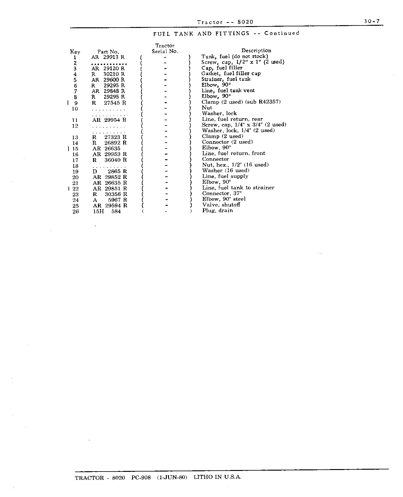 Section 30-Fuel System (Continued)