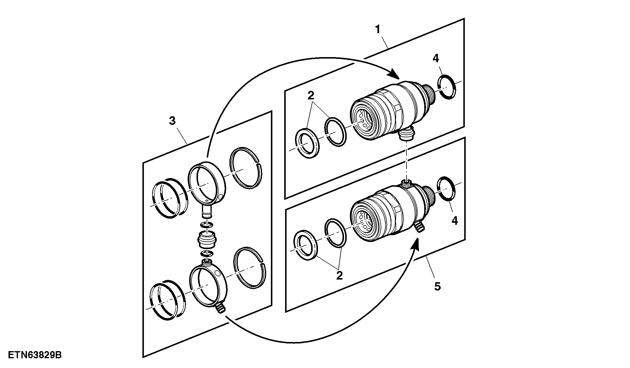 Quick Disconnect Coupler, Deluxe, Position III