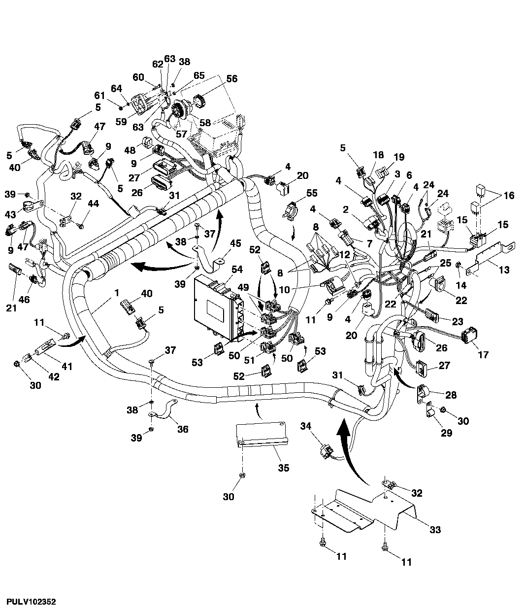 PLATFORM WIRING HARNESS, POWREVERSER PTE, CREEPER