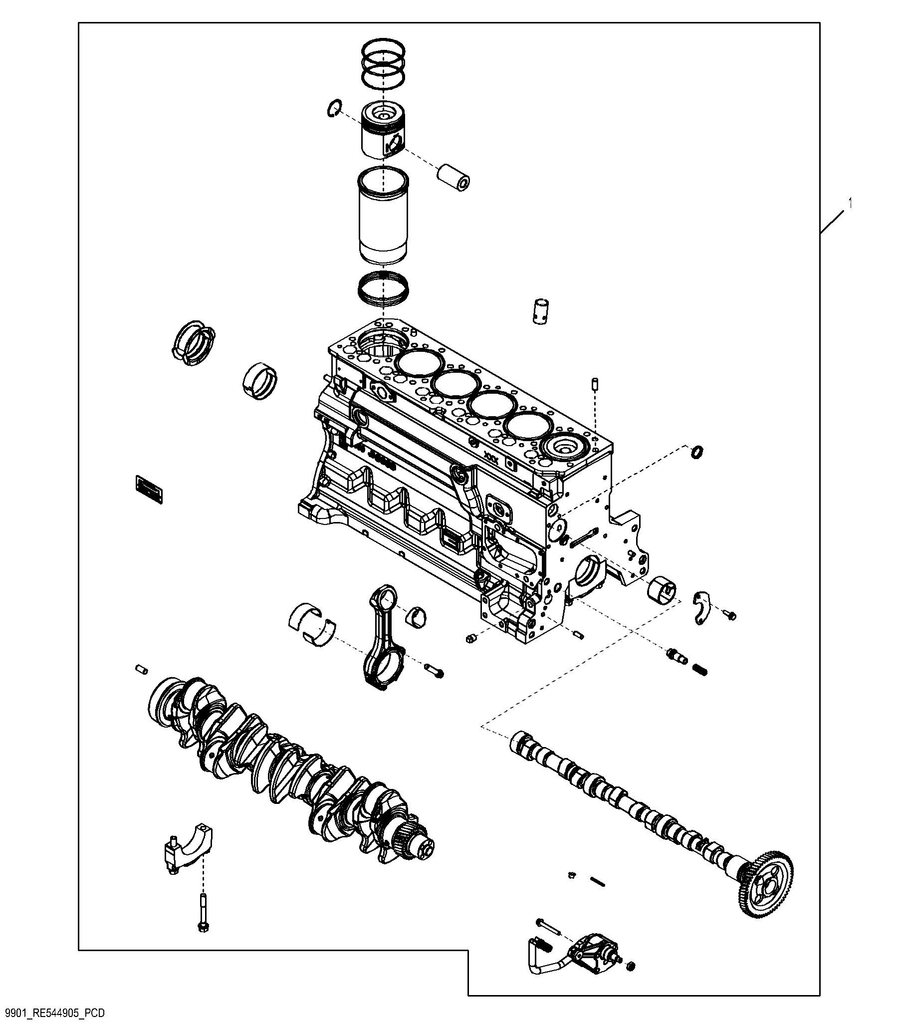 9901 Short Block Assembly