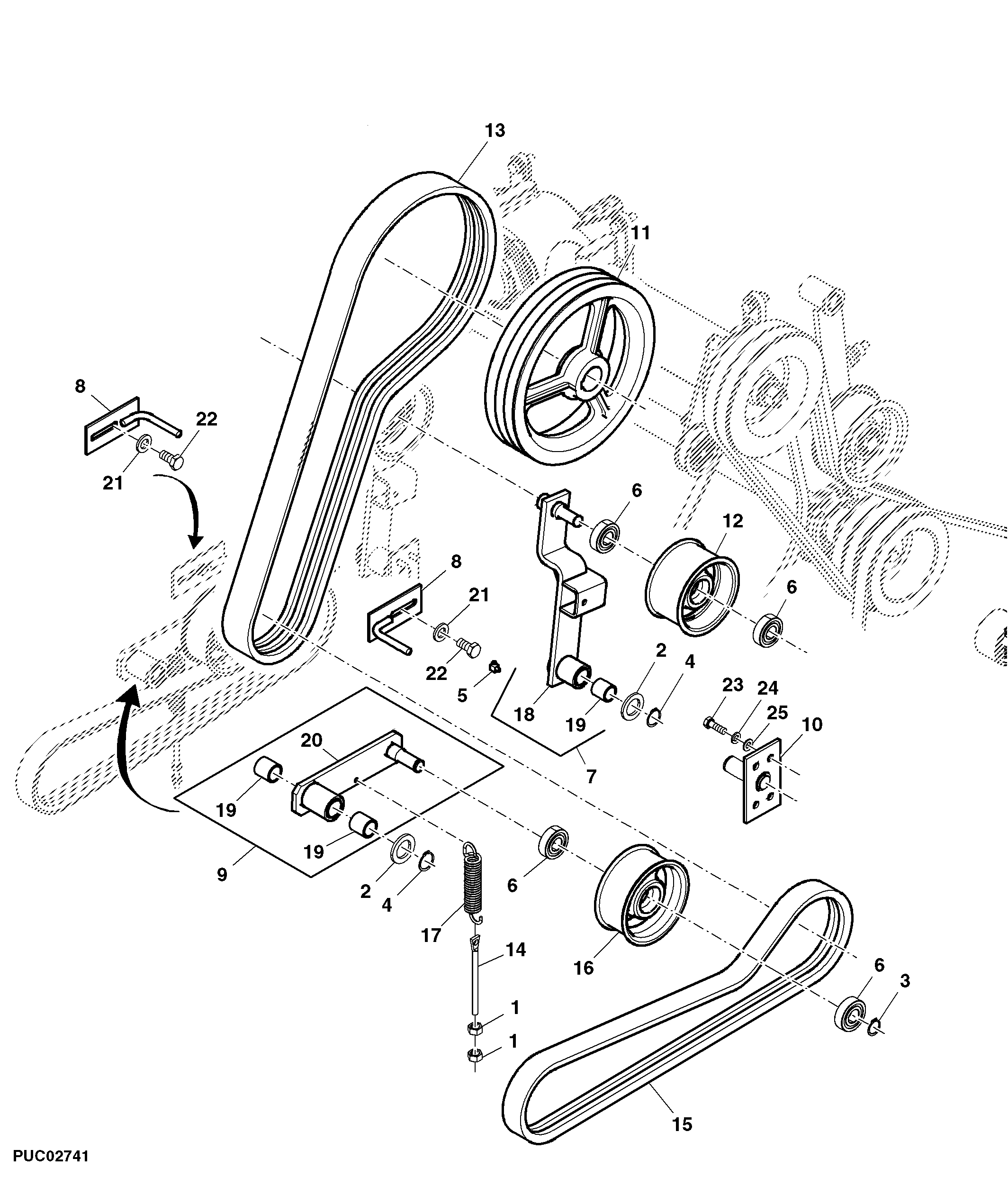 Drive Assembly, XinChai 498BT Engine Version
