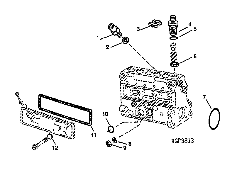 FUEL INJECTION PUMP HOUSING CONECTORS (NIPPONDENSO)
