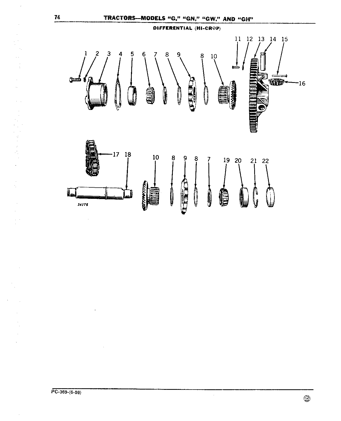 Differential (Except Hi-Crop)