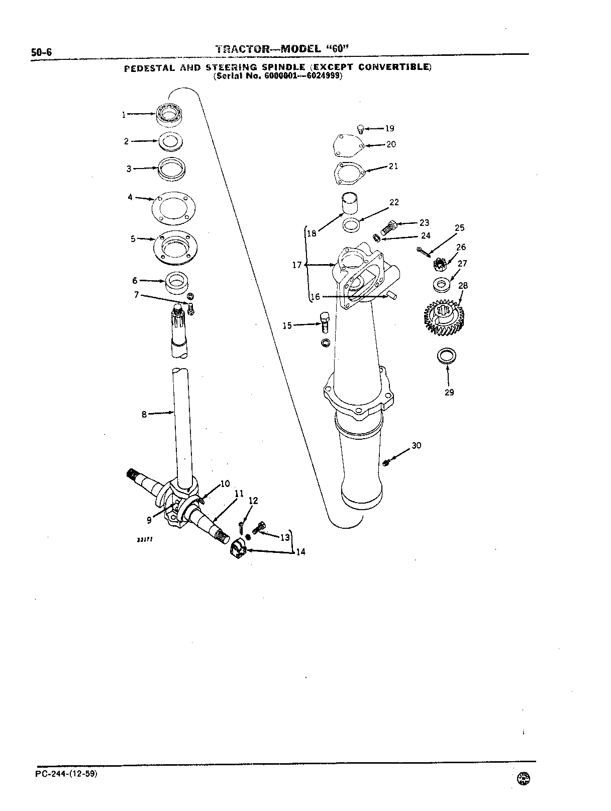 Section 50-Steering Mechanism, Front End Equipment,and Rear Wheels (Continued)
