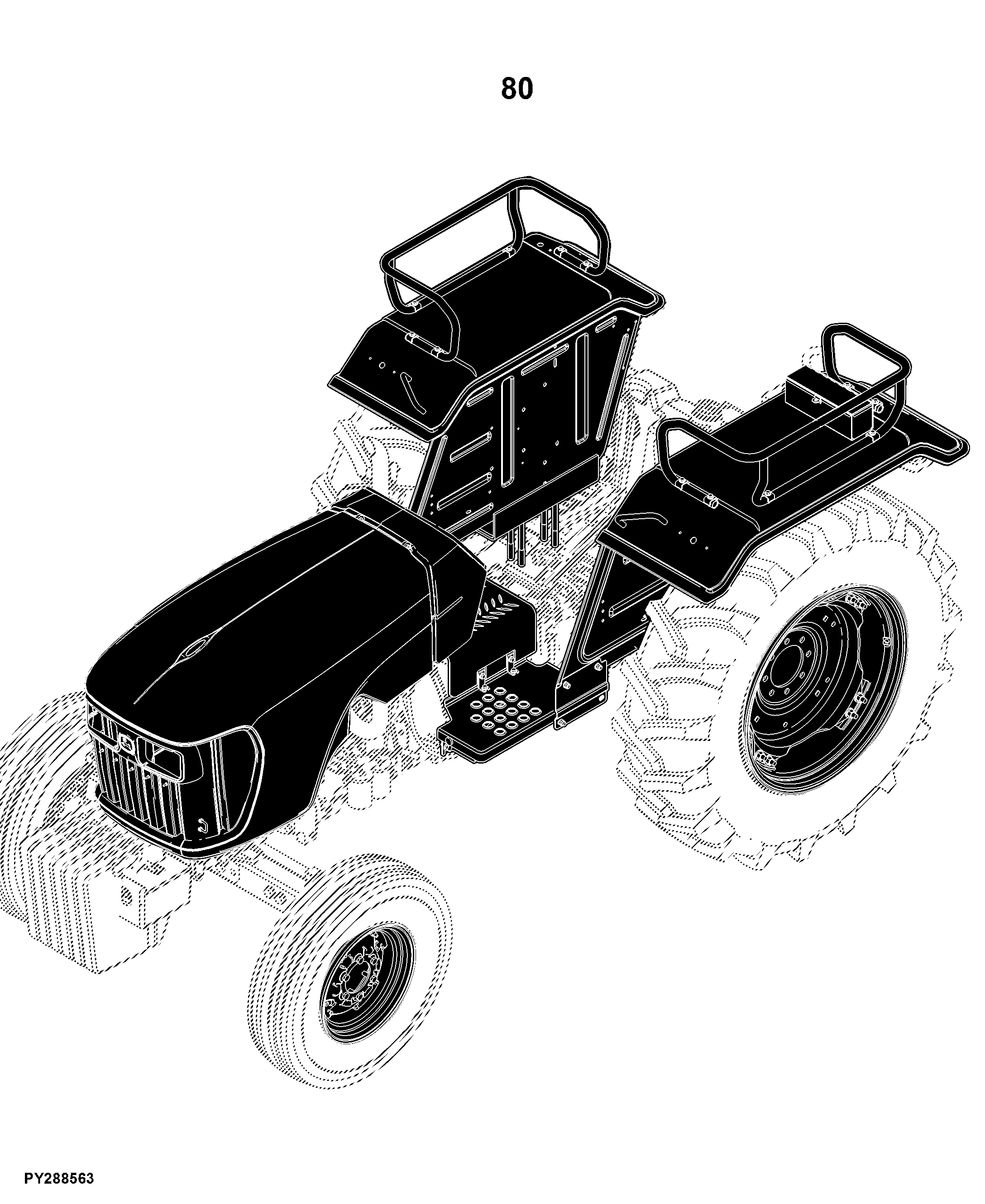 5036D Tractor (TREM IIIA Engine)(India and Asia Edition)
