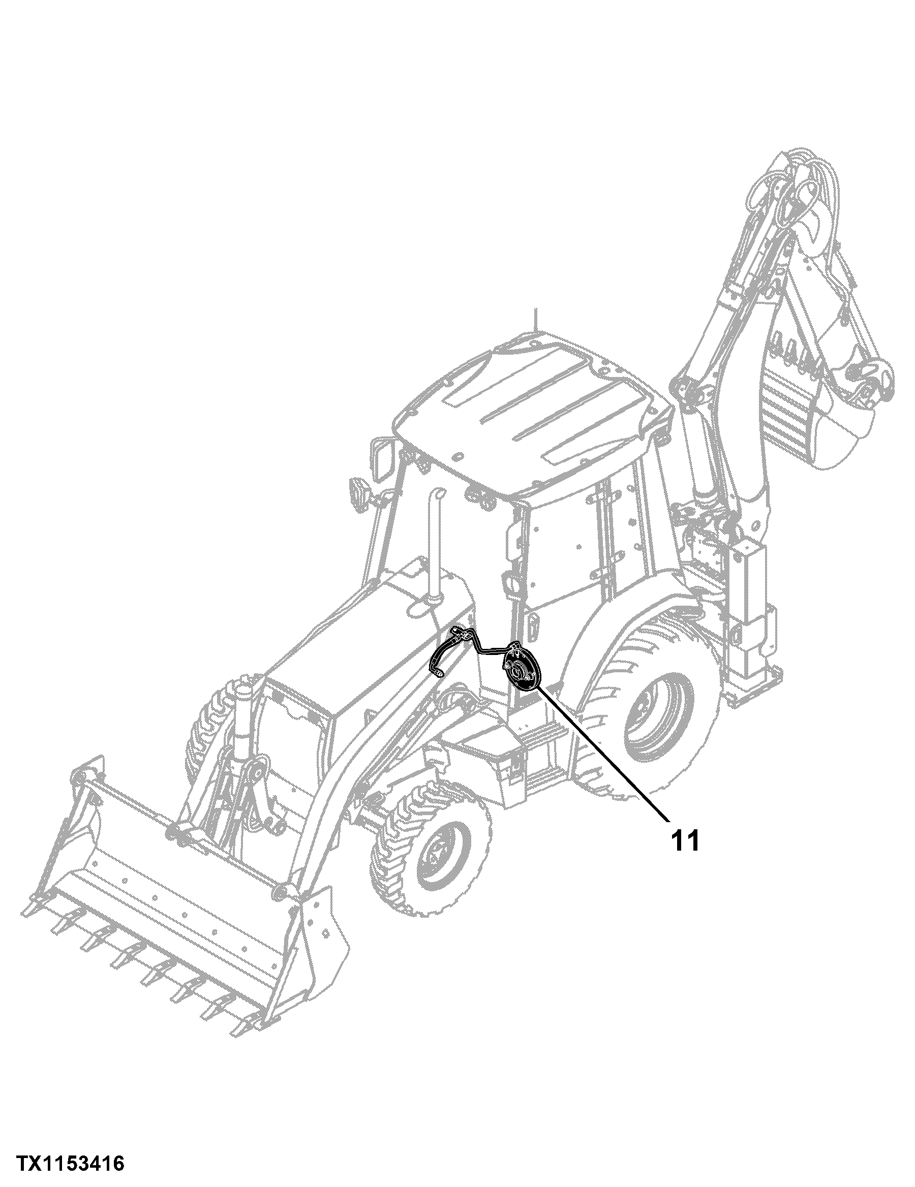 325K Backhoe Loader (PIN: 1T0325KX_ _C219607 - C234969)(Engine 4045TT096)