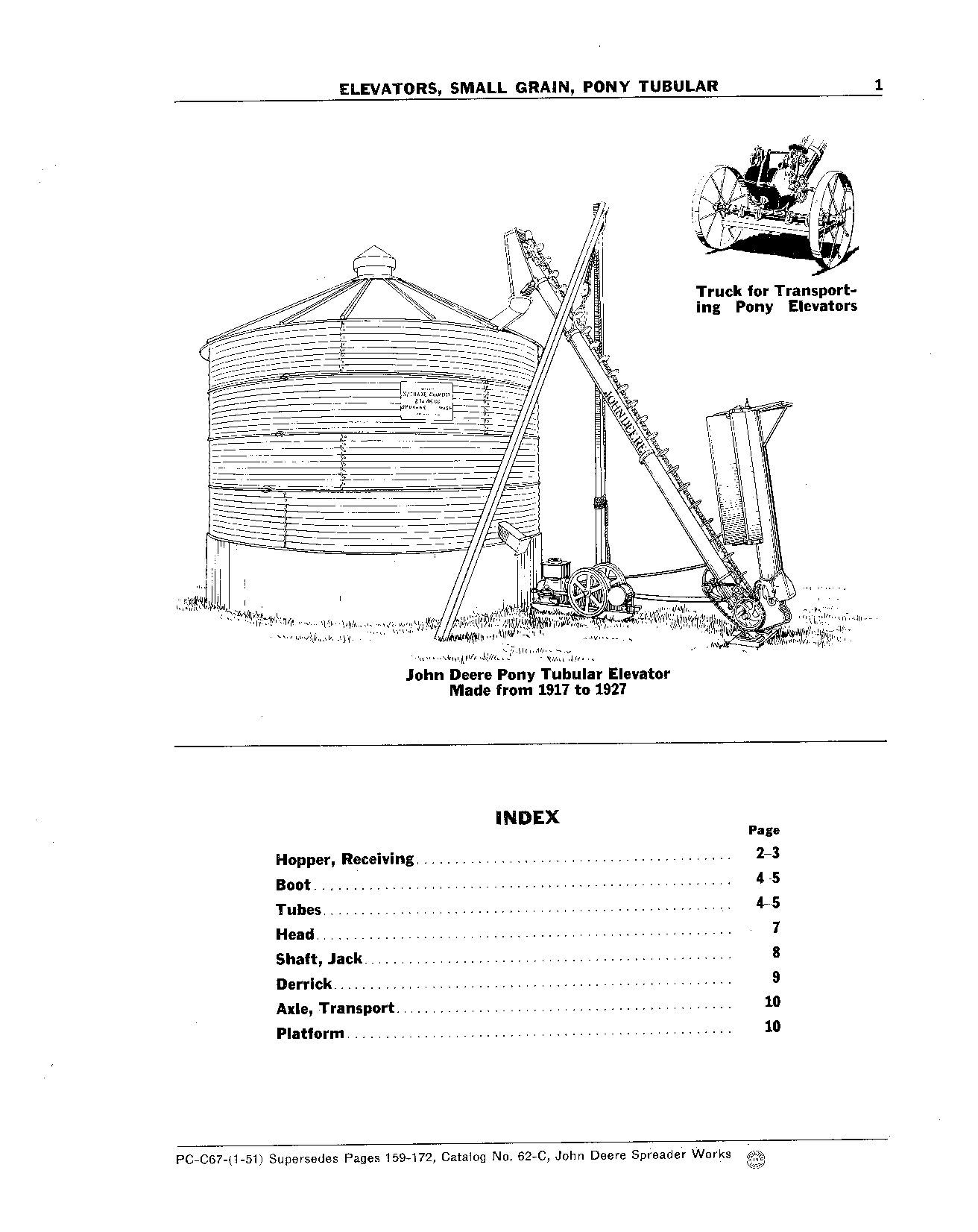 Elevators, Small Grain, Pony Tubular IDView