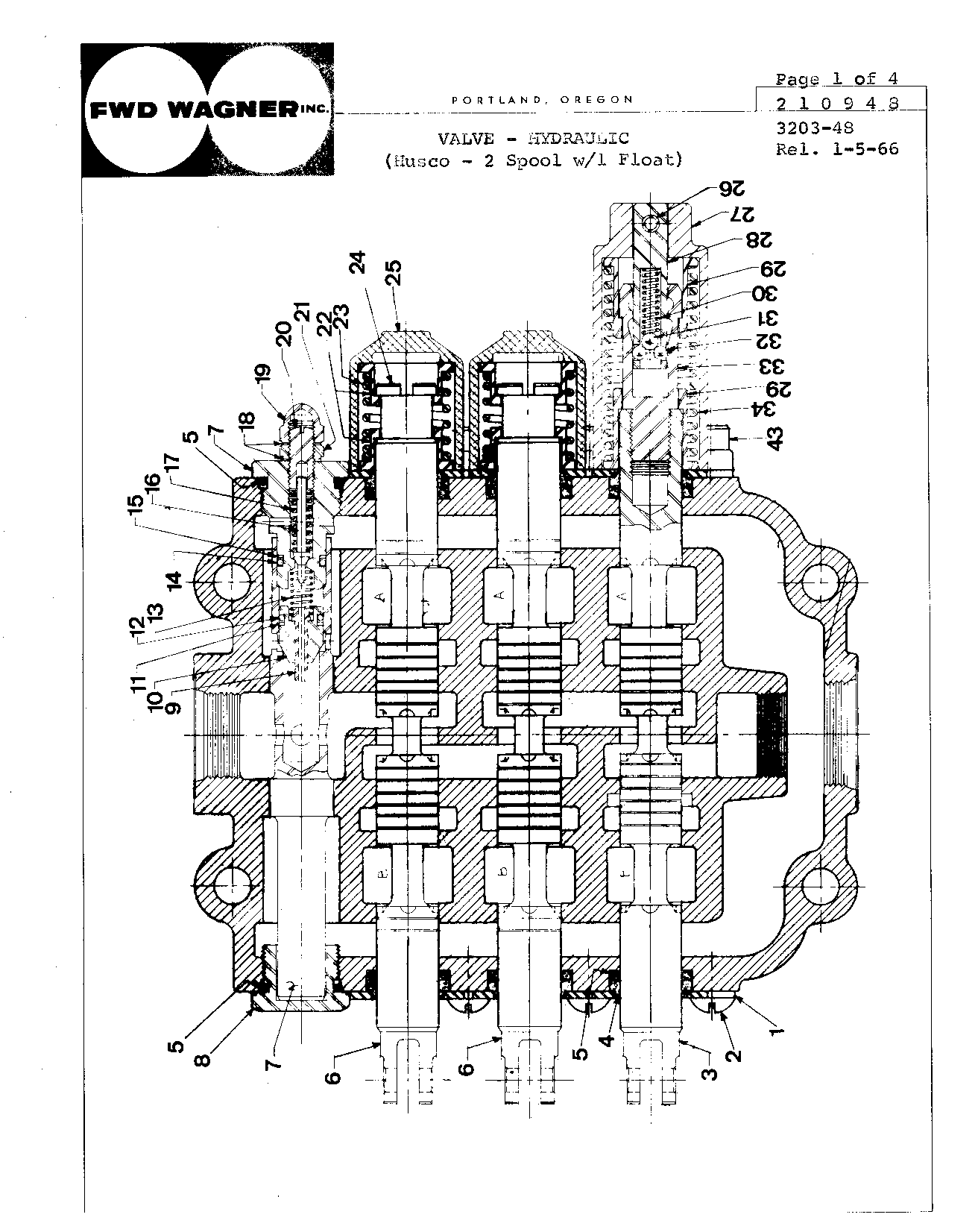 Section 70 - Hydraulics Husco 2-Spool w/1 Float