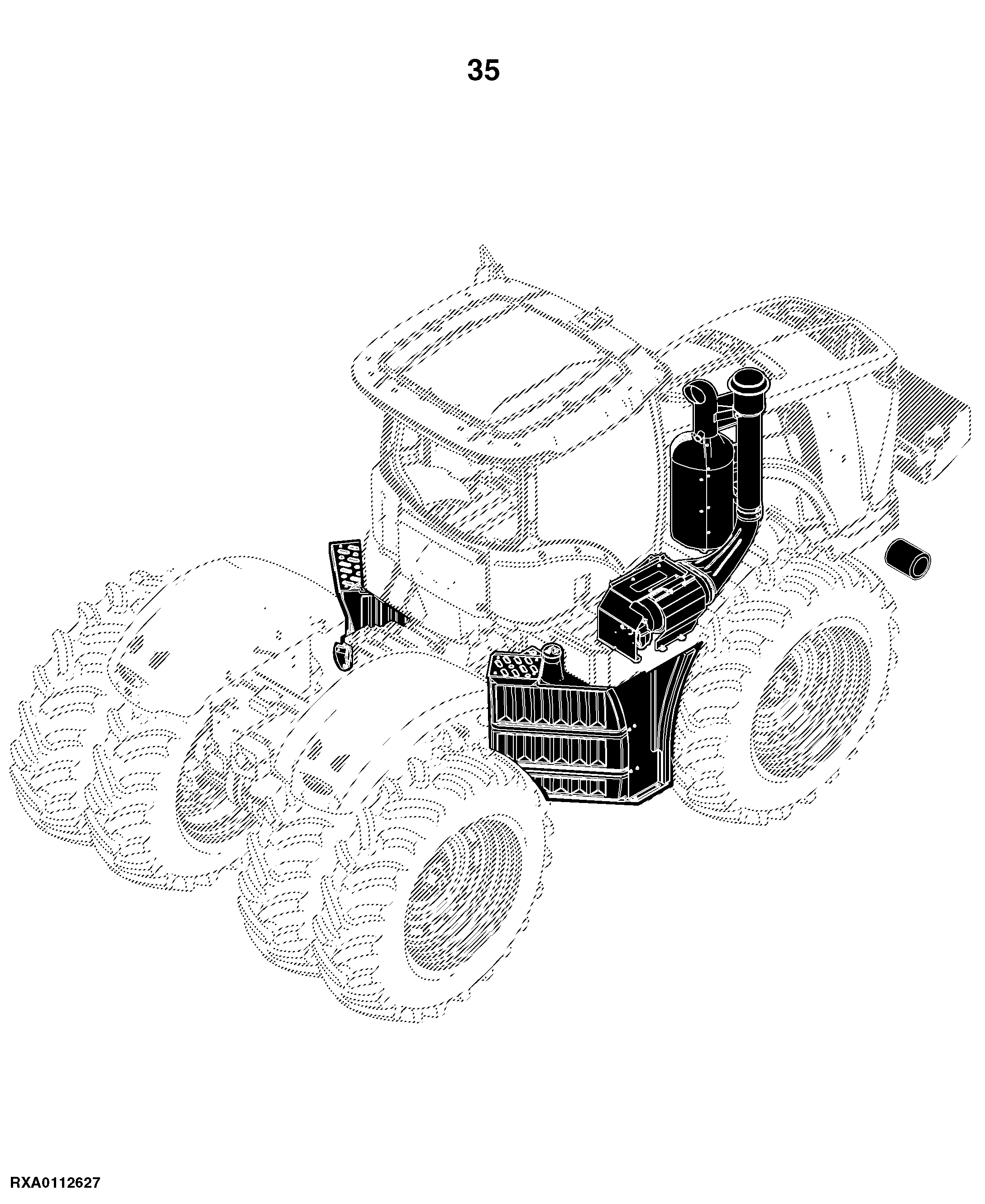 9360R Tractor (S.N. 000101 - 014999)(Worldwide Edition)