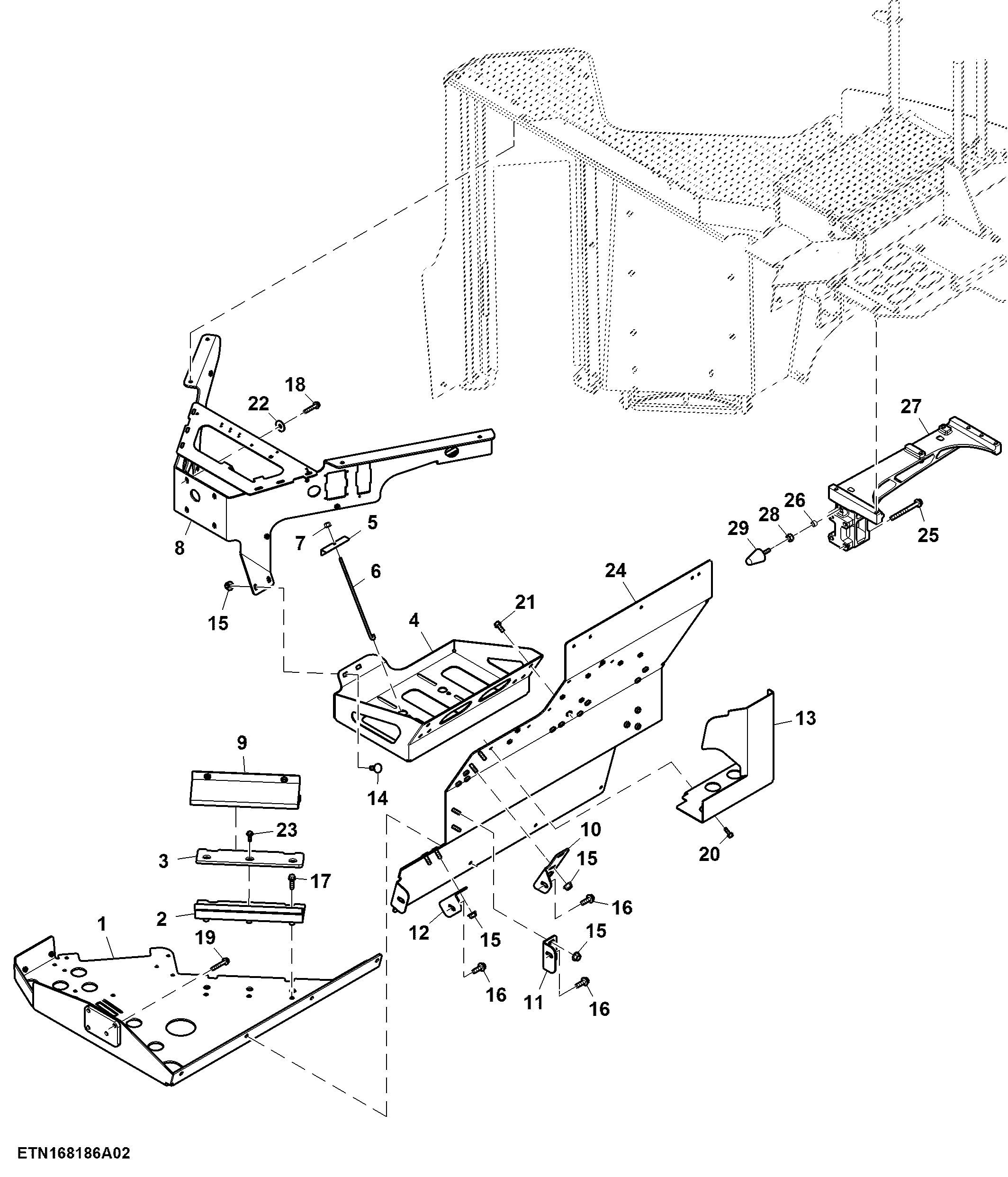 Step, LH Platform, FT4 Engine (2/2) (801465 - 801999)