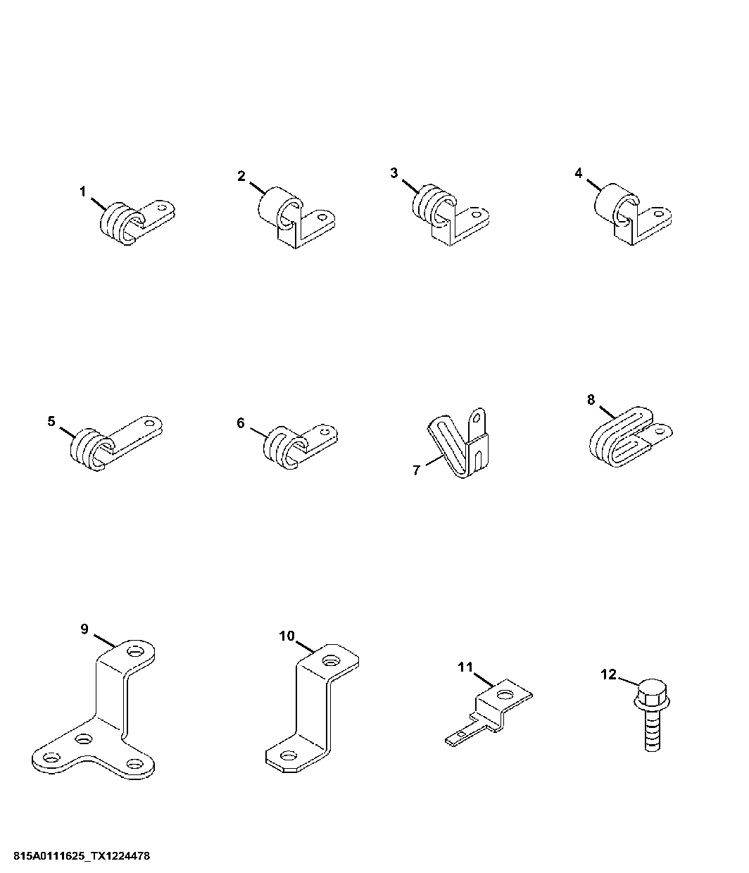 8-15 Engine Wiring Harness Mounting Hardware