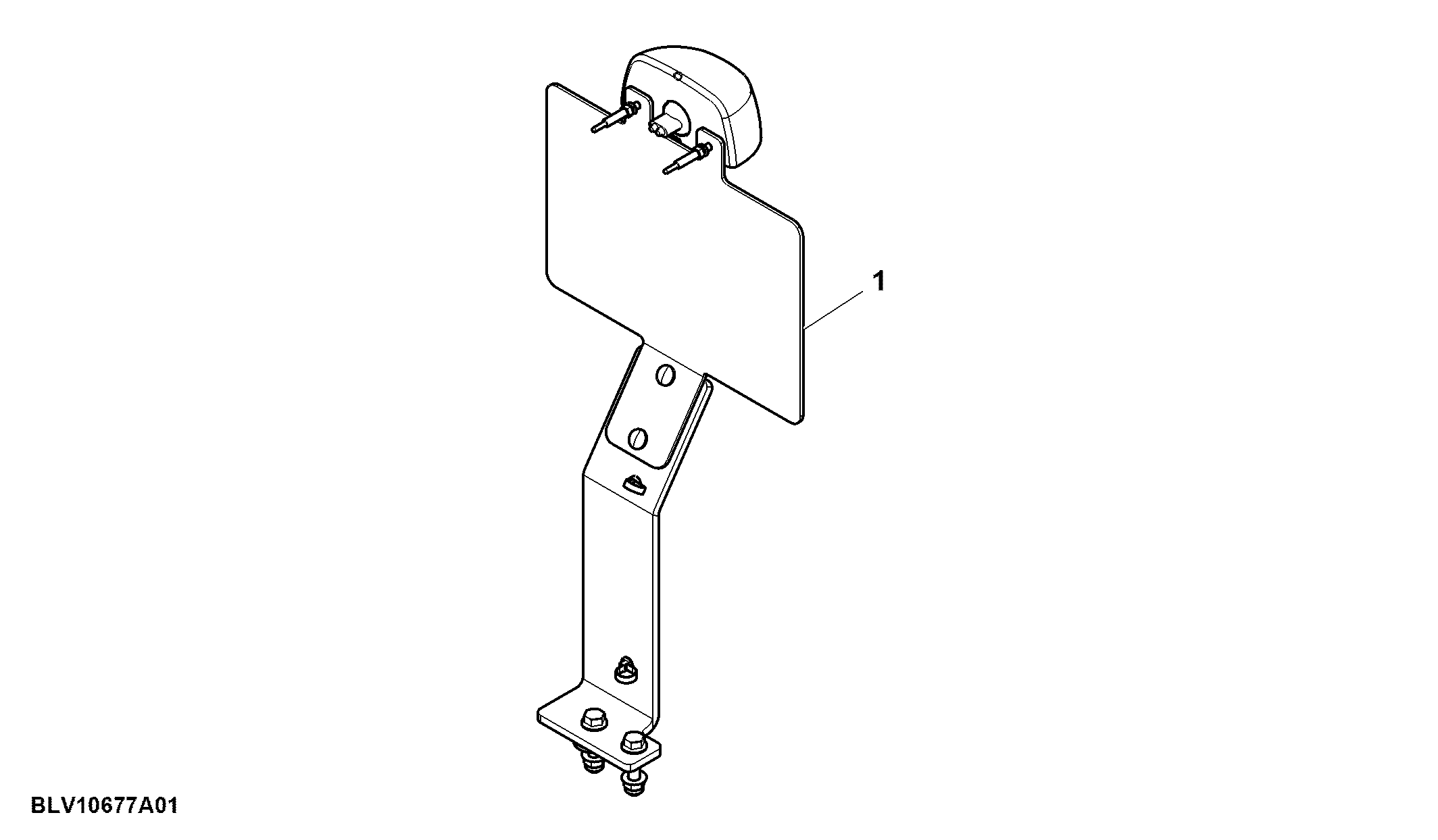 Attachment, License Plate