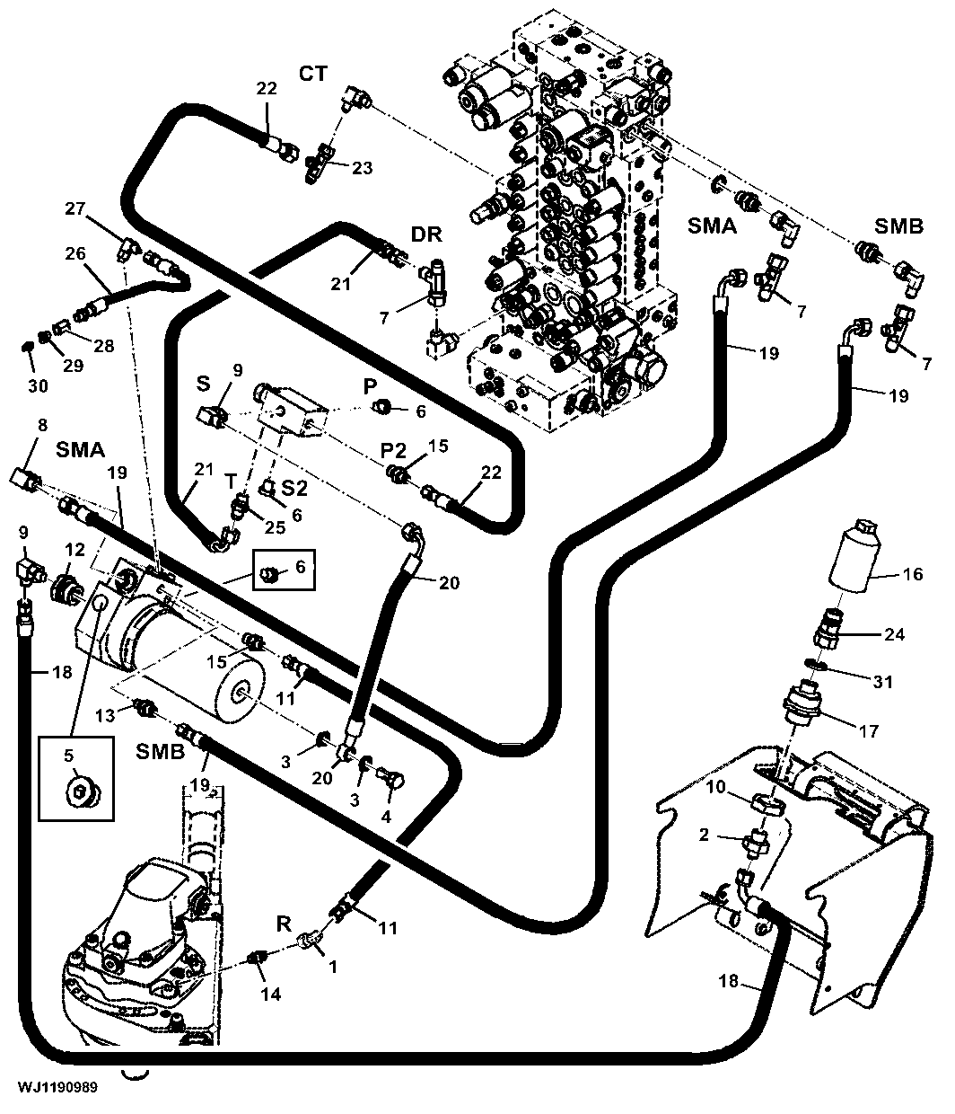 Hydraulic Hoses and Fittings for Grease Lubrication