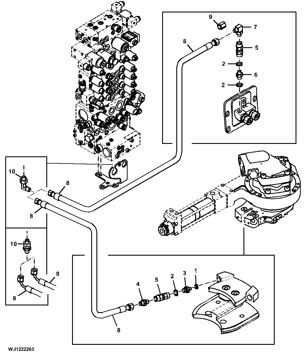 Stump Treatment, Through Saw Bar / Nozzle, Straight Hoses