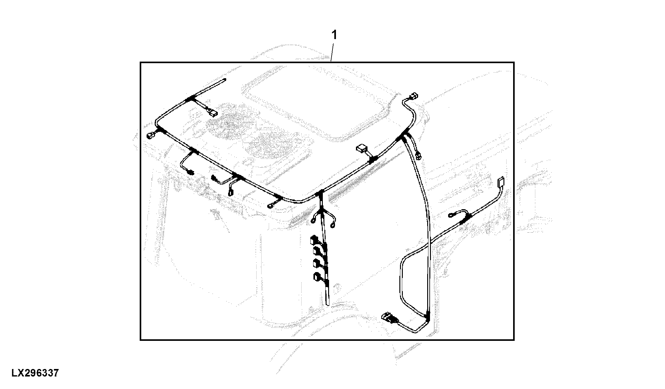 Wiring Harness, Cab Roof