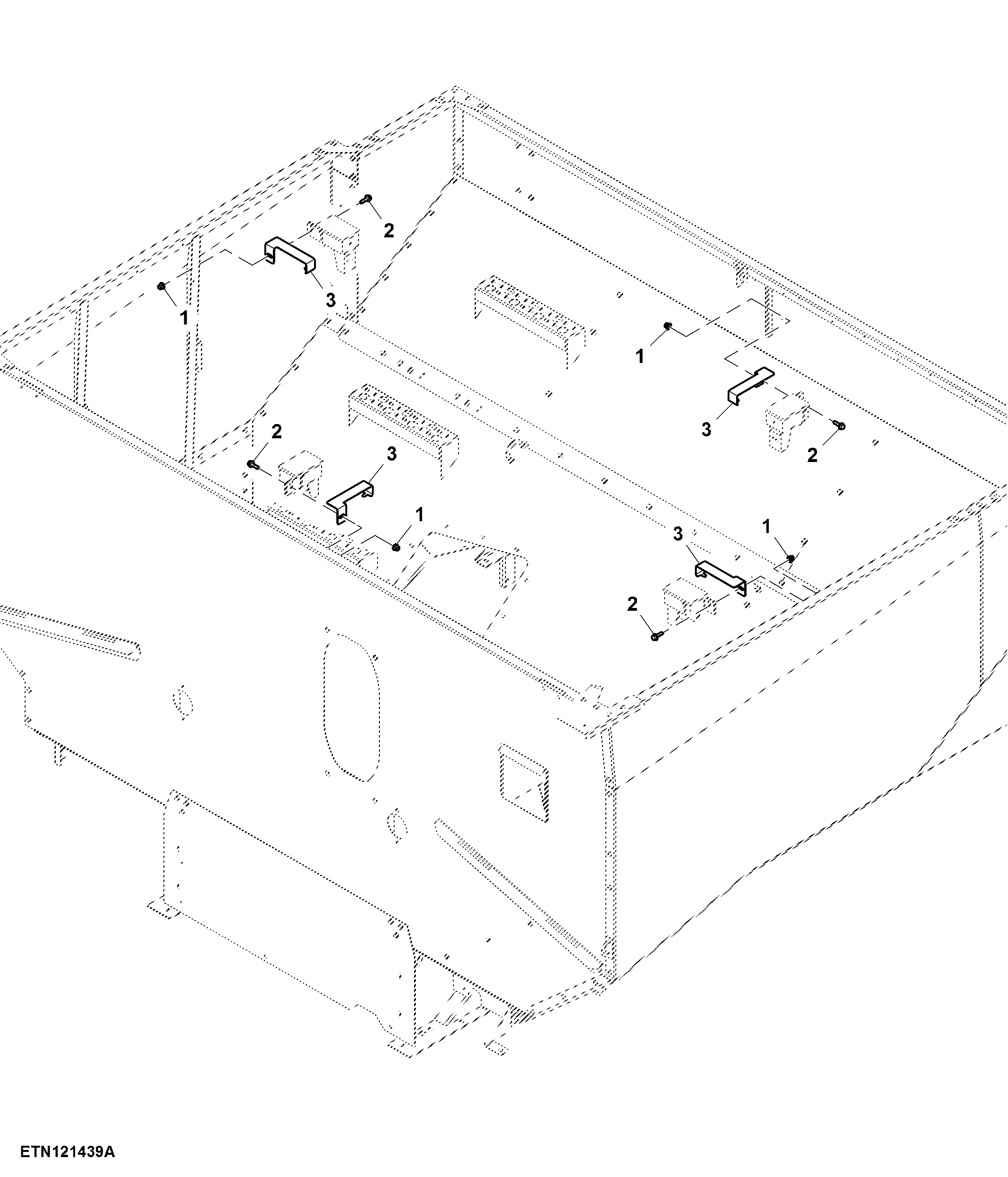 Sensor Support W/ LH Grain Tank Fill Sensor
