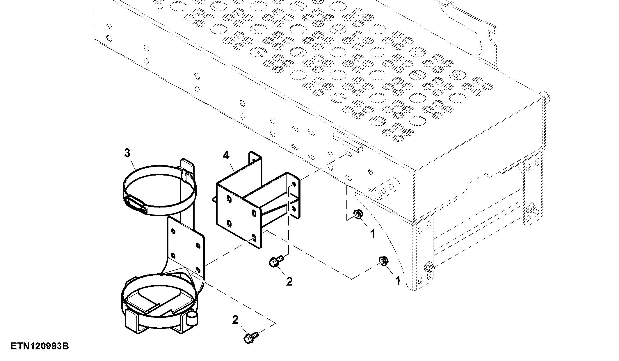 Holder and Mounting Bracket, Fire Extinguisher