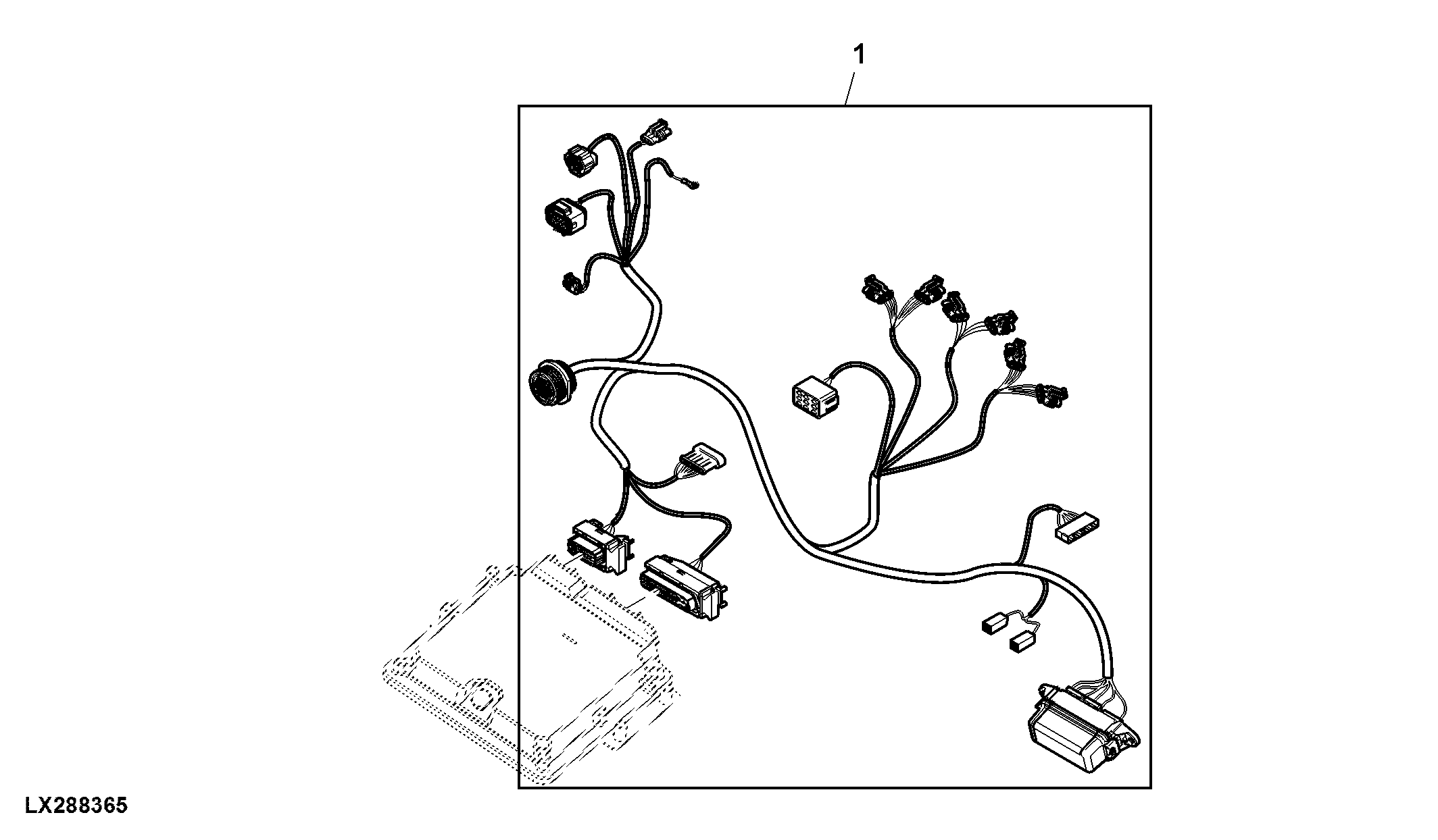 Wiring Harness, Electronic Control Unit, OOS
