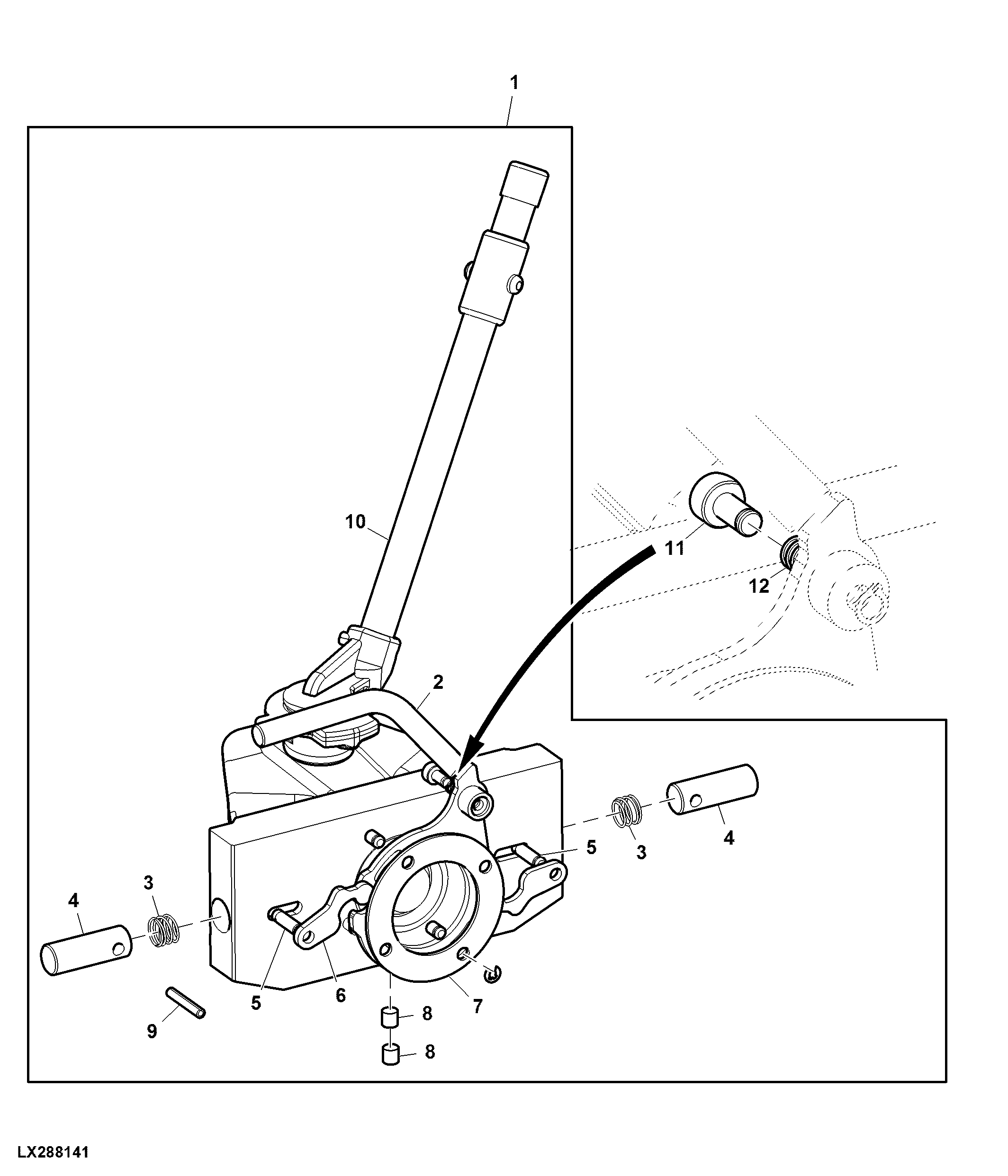 Trailer Hitch, Sliding Version, W/ Remote Lock Pin